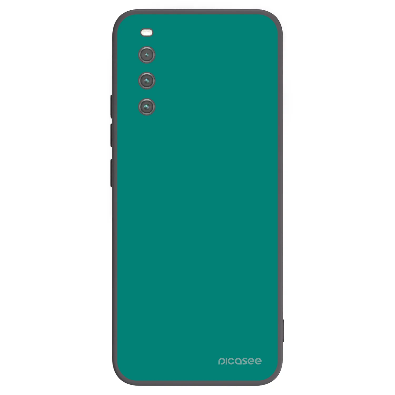 Picasee Μαύρη θήκη σιλικόνης για Sony Xperia 10 IV 5G - Emerald Mist