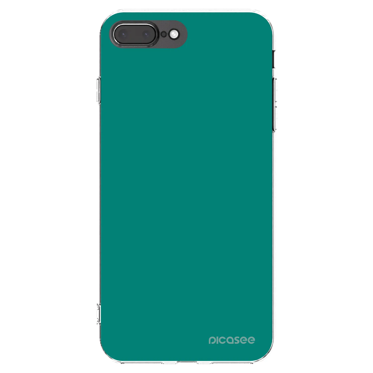 Picasee διαφανής θήκη σιλικόνης Apple iPhone 8 Plus - Emerald Mist