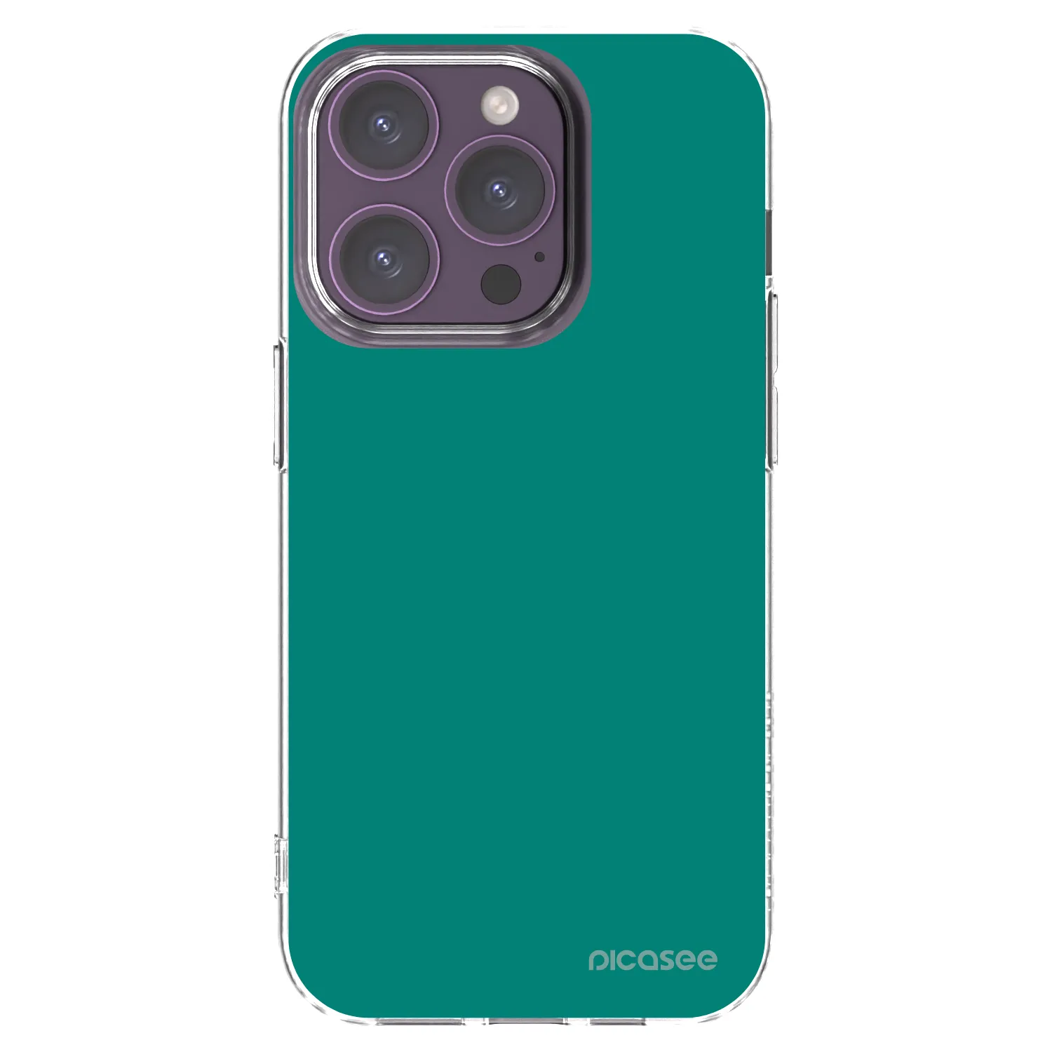 Picasee διαφανής θήκη σιλικόνης Apple iPhone 14 Pro - Emerald Mist