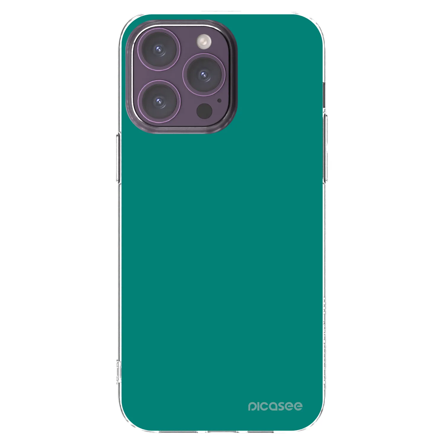 Picasee διαφανής θήκη σιλικόνης Apple iPhone 14 Pro Max - Emerald Mist