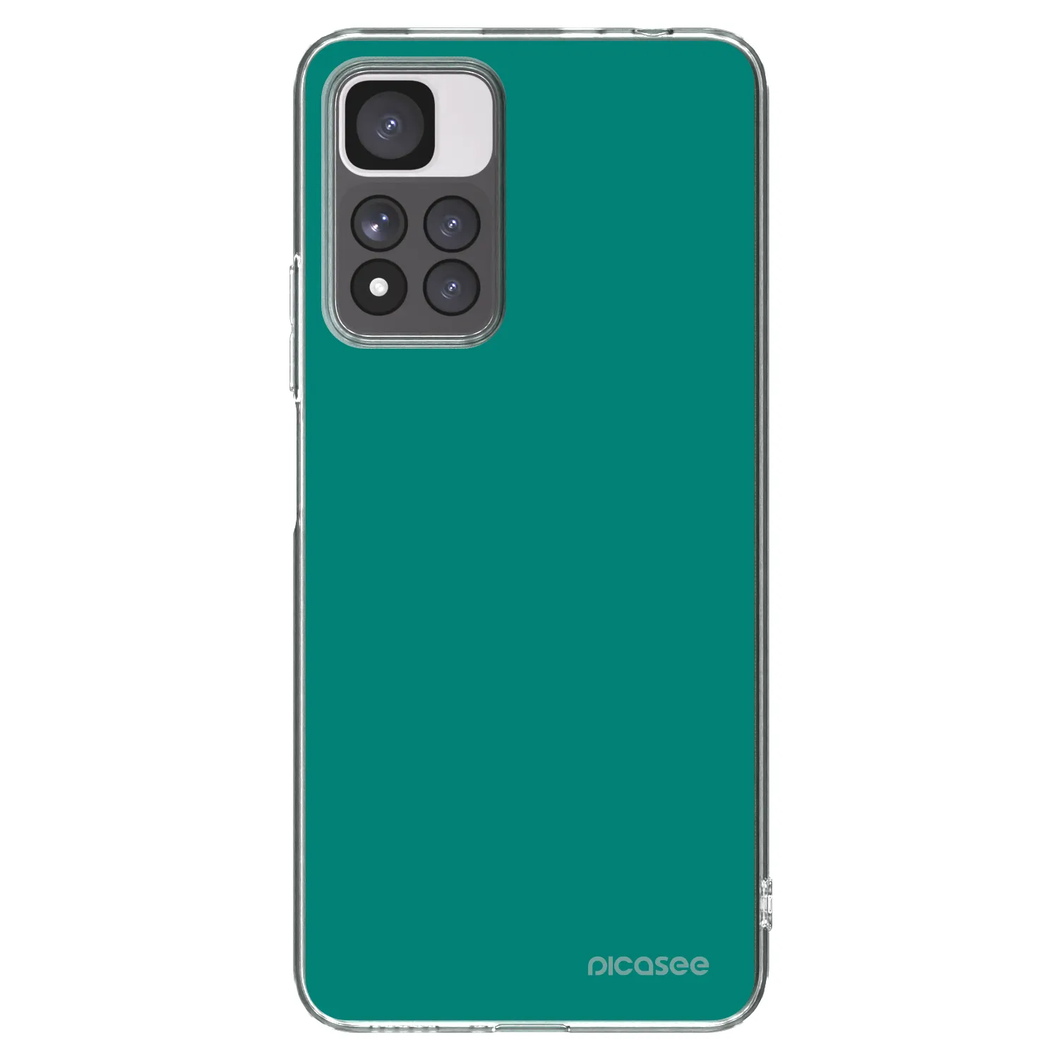 Picasee διαφανής θήκη σιλικόνης Xiaomi Redmi Note 11 Pro+ 5G - Emerald Mist