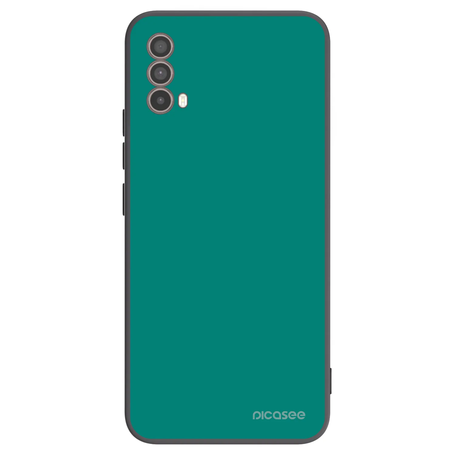 Picasee Μαύρη θήκη σιλικόνης για Motorola Moto E40 - Emerald Mist