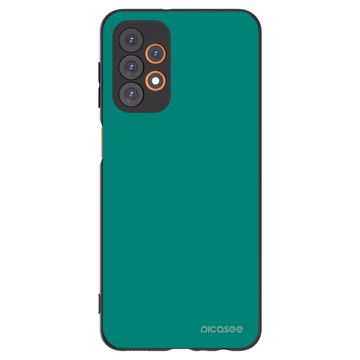 Picasee Μαύρη θήκη σιλικόνης για Samsung Galaxy A23 A235F 4G - Emerald Mist