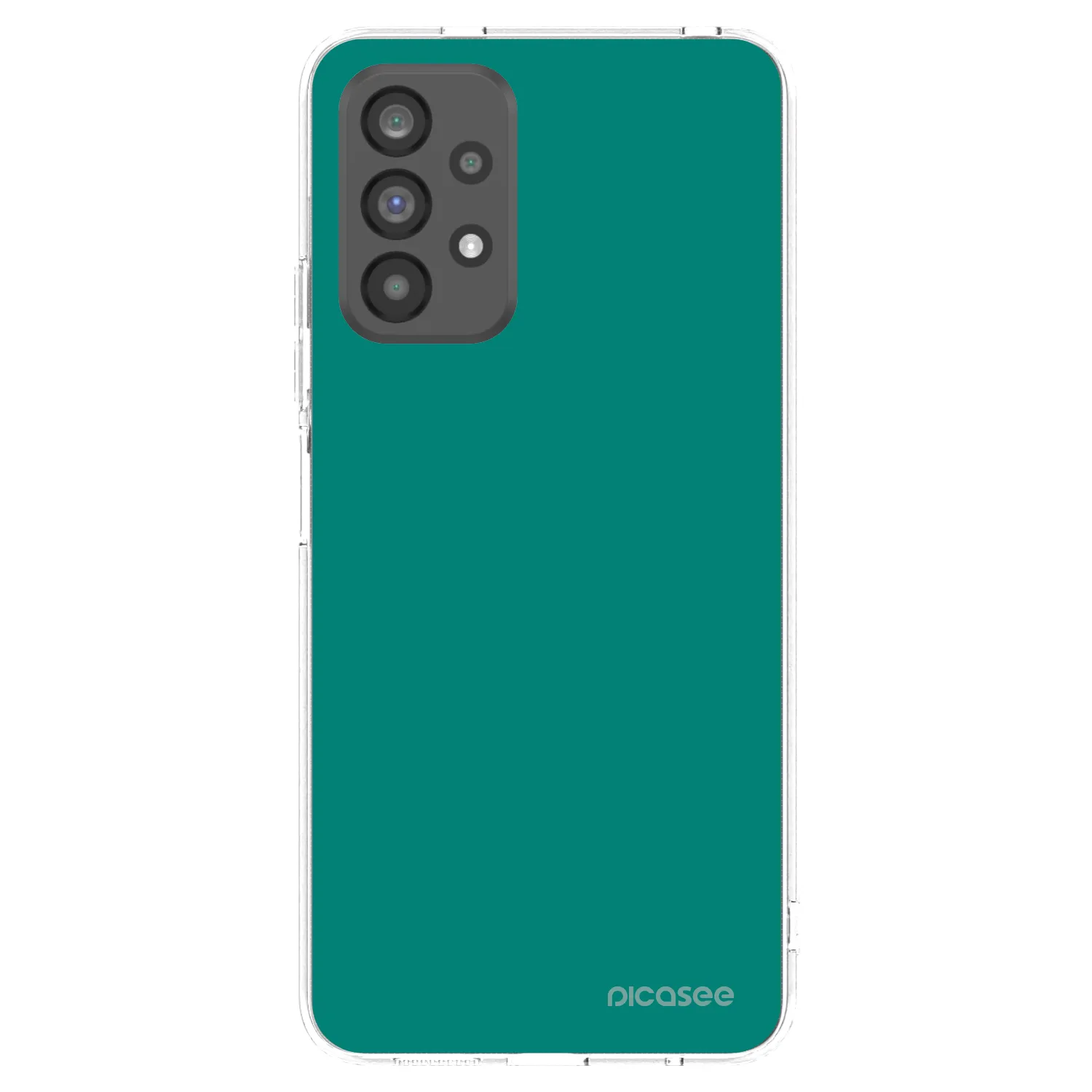 Picasee διαφανής θήκη σιλικόνης Samsung Galaxy A73 5G - Emerald Mist
