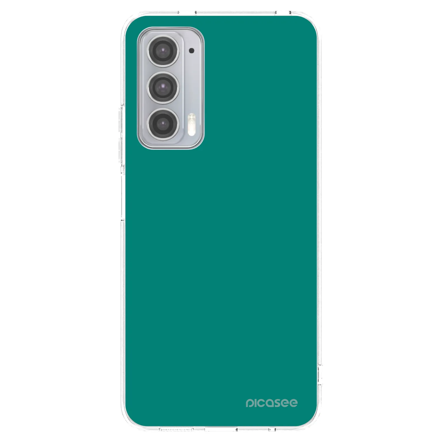 Picasee διαφανής θήκη σιλικόνης Motorola Edge 20 - Emerald Mist