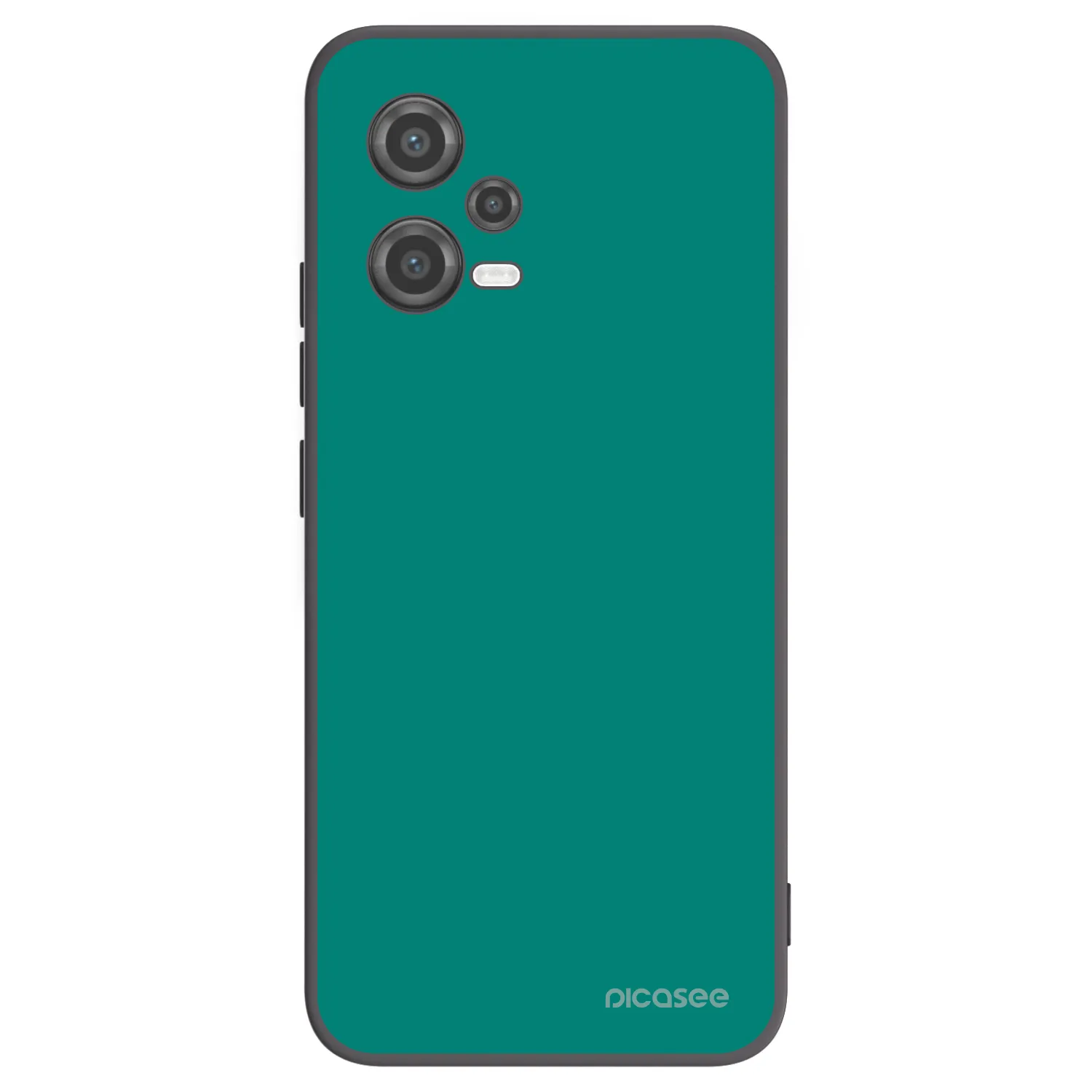 Picasee Μαύρη θήκη σιλικόνης για Xiaomi Poco X5 - Emerald Mist