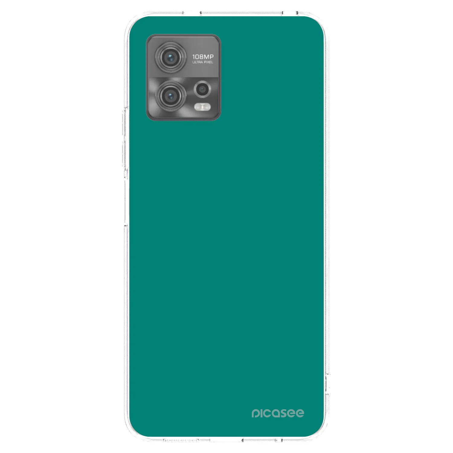 Picasee διαφανής θήκη σιλικόνης Motorola Moto G72 - Emerald Mist