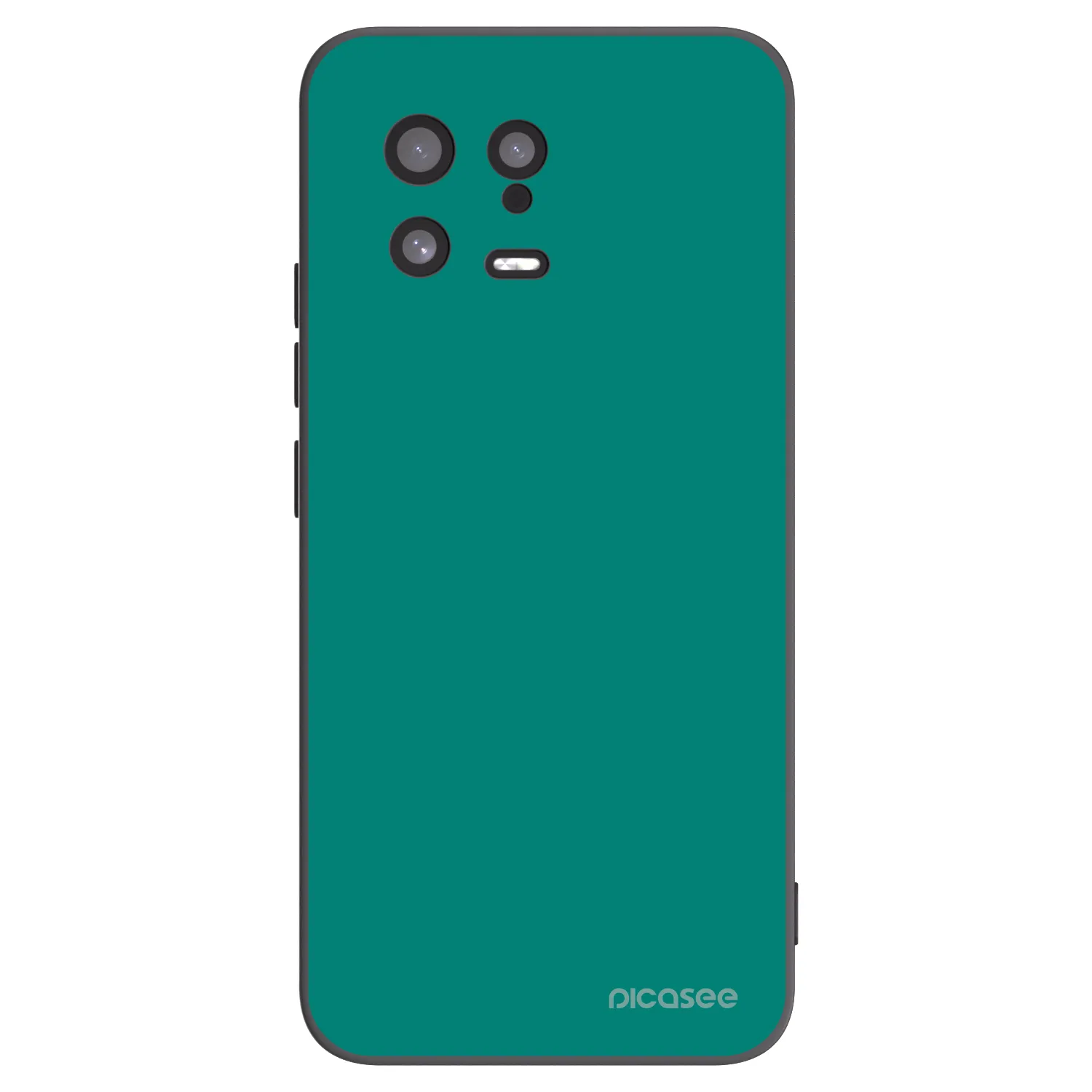 Picasee Μαύρη θήκη σιλικόνης για Xiaomi 13 - Emerald Mist