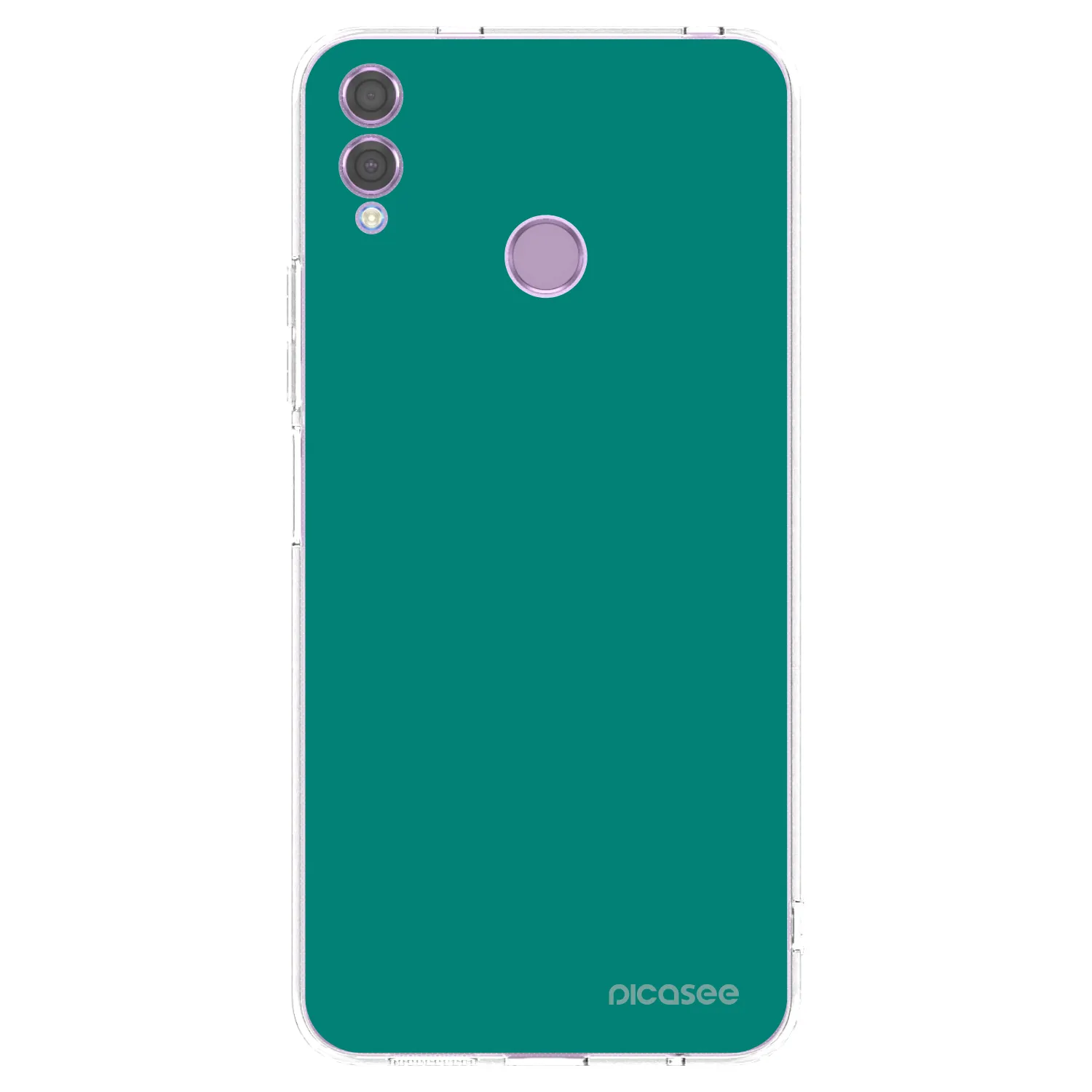 Picasee διαφανής θήκη σιλικόνης Honor 8X - Emerald Mist