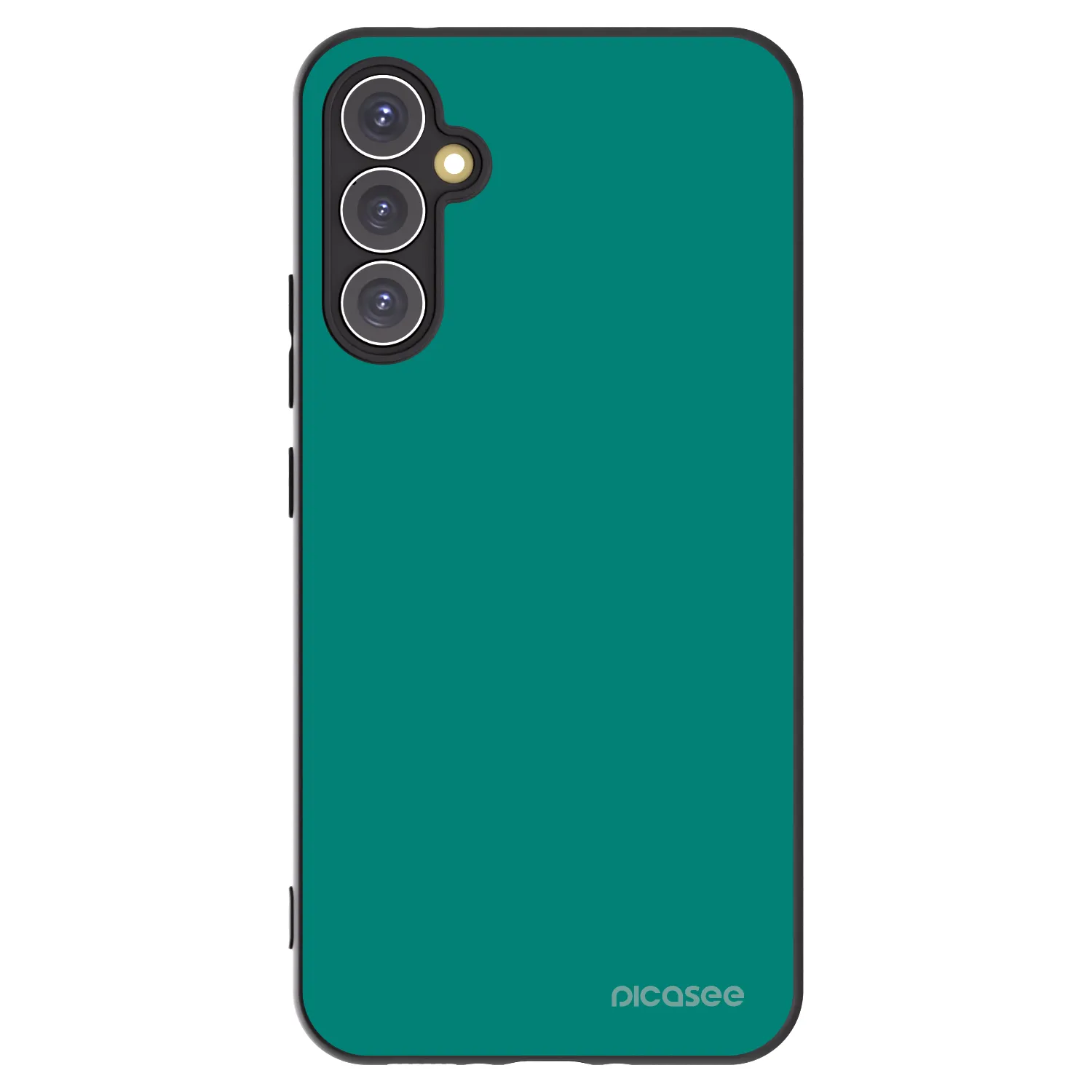 Picasee Μαύρη θήκη σιλικόνης για Samsung Galaxy A34 5G A346B - Emerald Mist