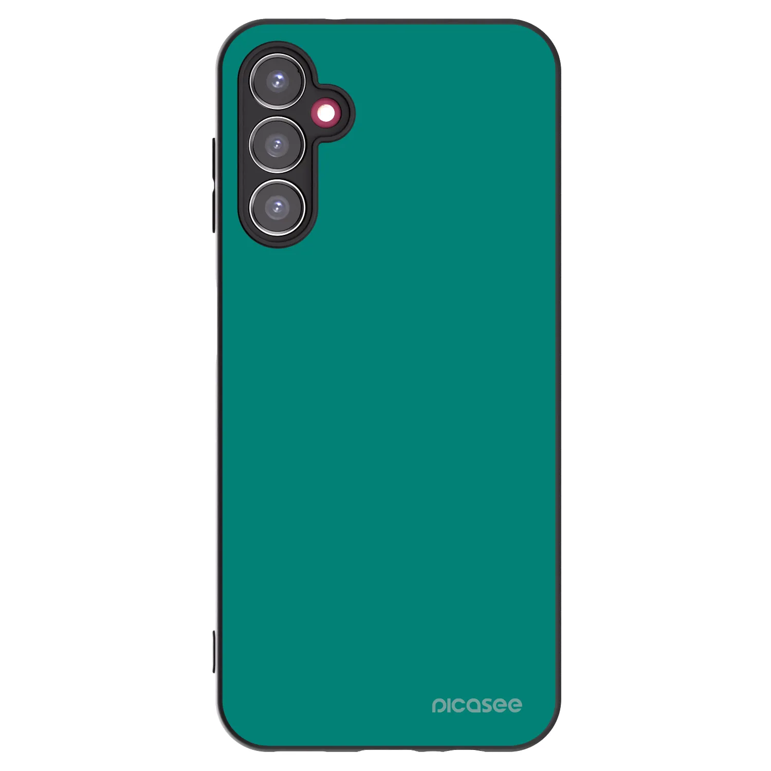 Picasee Μαύρη θήκη σιλικόνης για Samsung Galaxy A14 4G A145R - Emerald Mist
