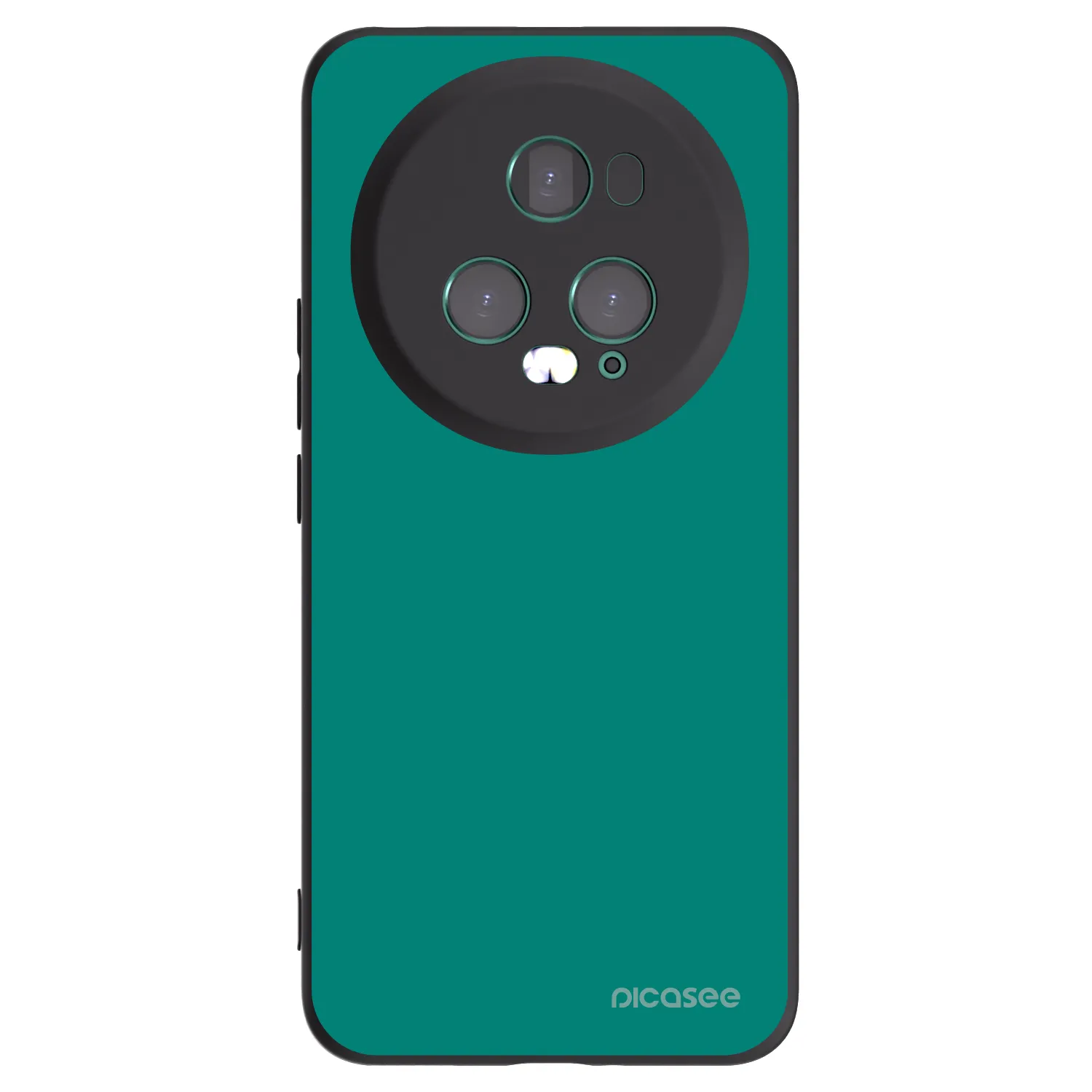 Picasee Μαύρη θήκη σιλικόνης για Honor Magic5 Pro - Emerald Mist