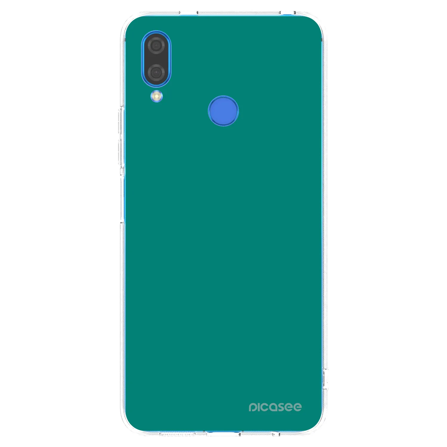 Picasee διαφανής θήκη σιλικόνης Huawei Nova 3 - Emerald Mist