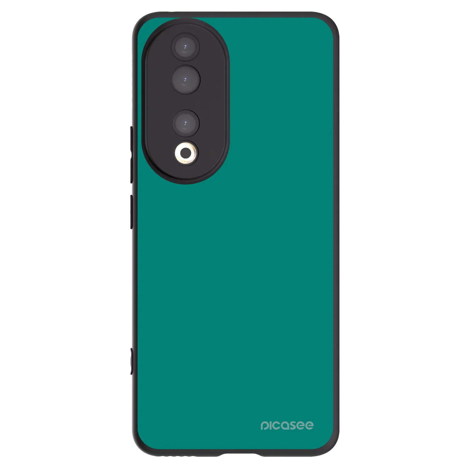 Picasee Μαύρη θήκη σιλικόνης για Honor 90 5G - Emerald Mist