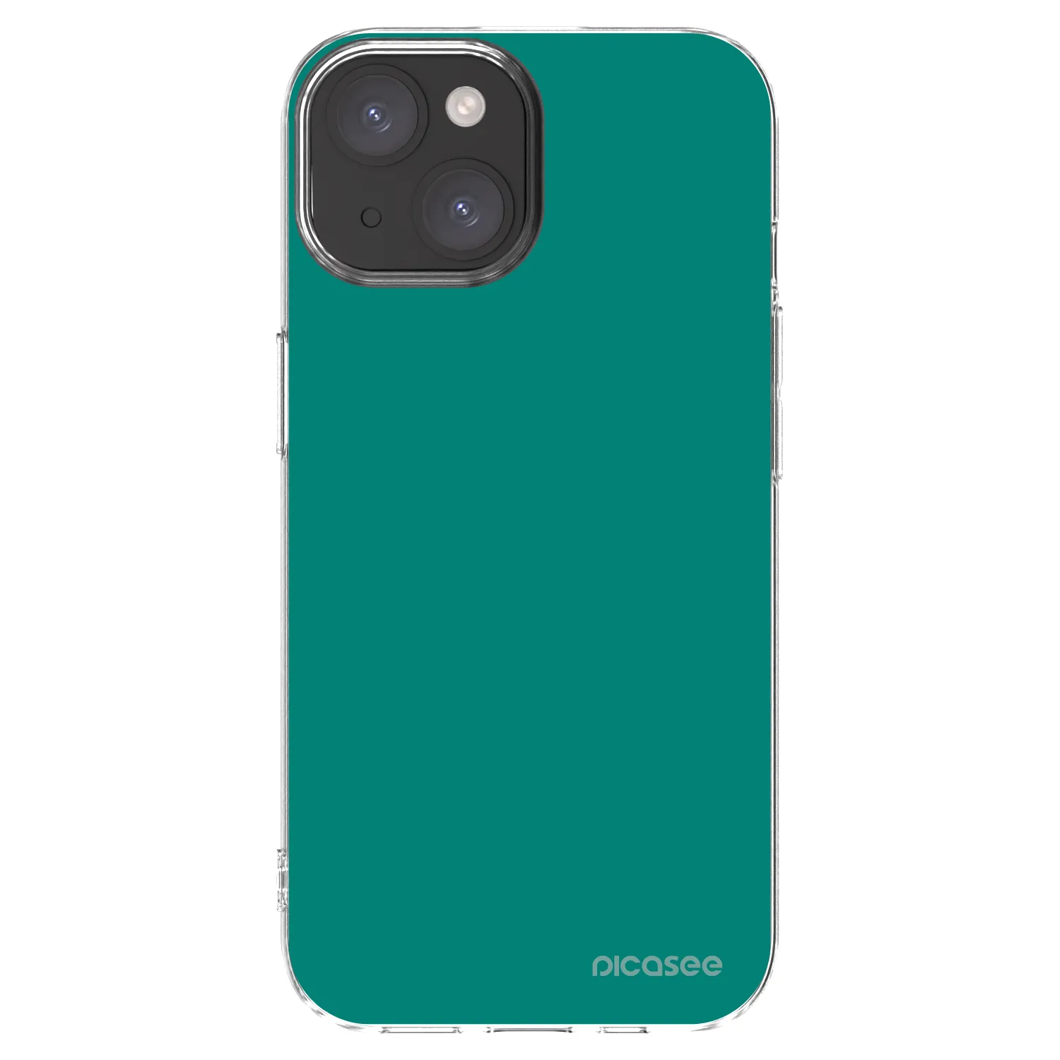 Picasee διαφανής θήκη σιλικόνης Apple iPhone 15 - Emerald Mist