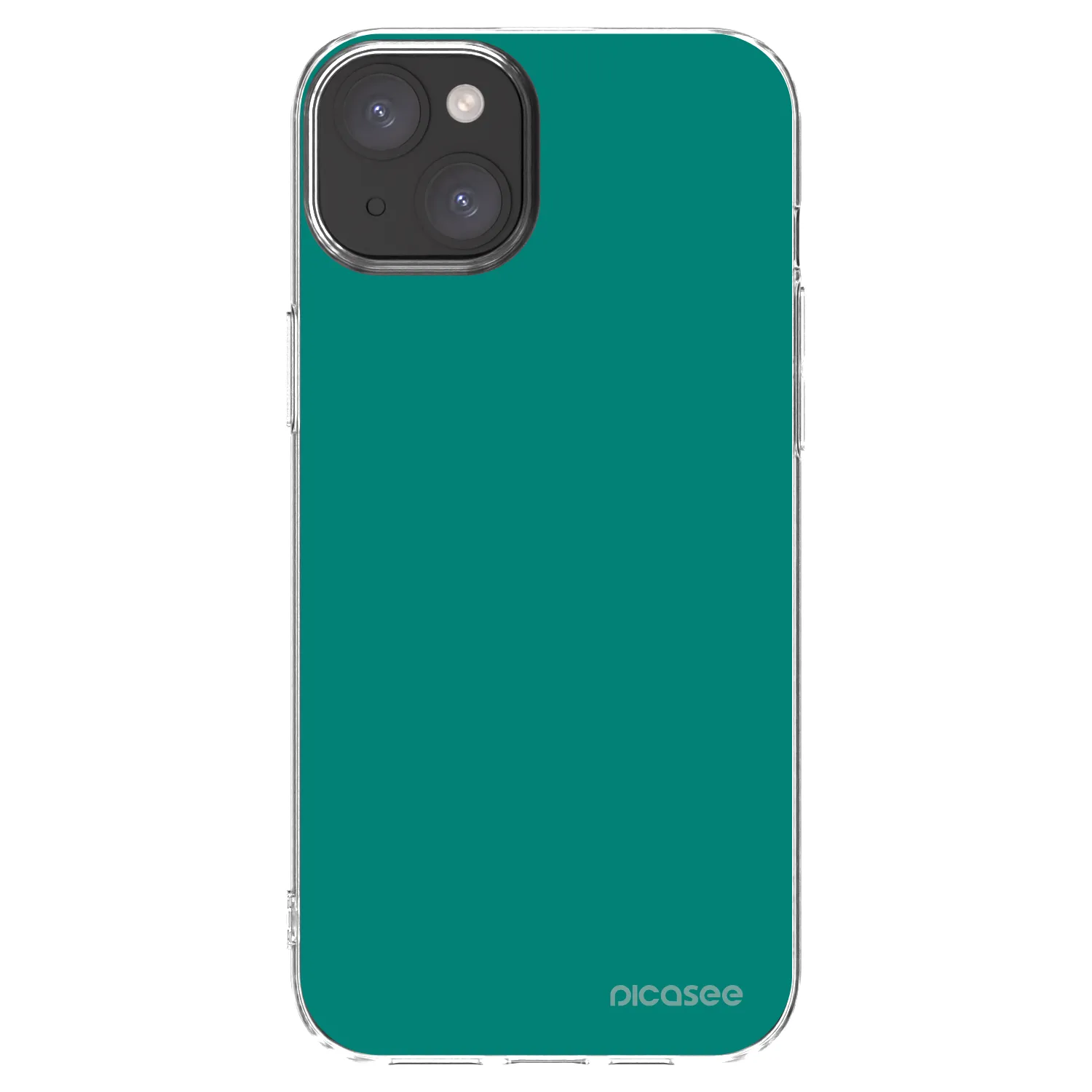 Picasee διαφανής θήκη σιλικόνης Apple iPhone 15 Plus - Emerald Mist