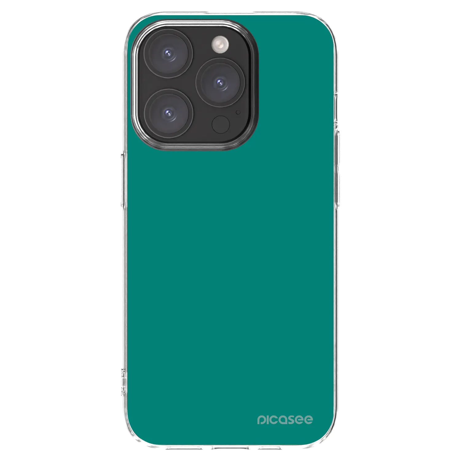 Picasee διαφανής θήκη σιλικόνης Apple iPhone 15 Pro - Emerald Mist