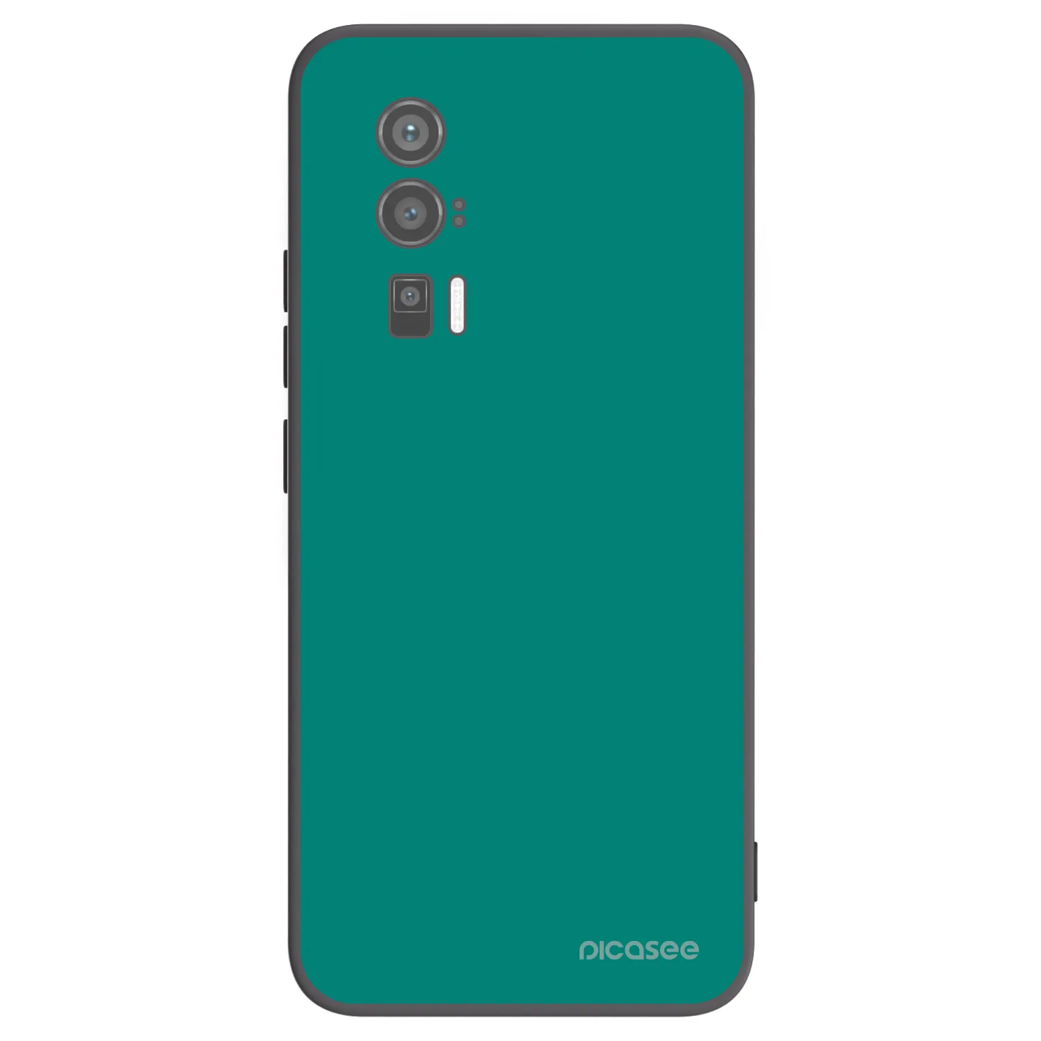 Picasee Μαύρη θήκη σιλικόνης για Xiaomi Poco F5 Pro 5G - Emerald Mist