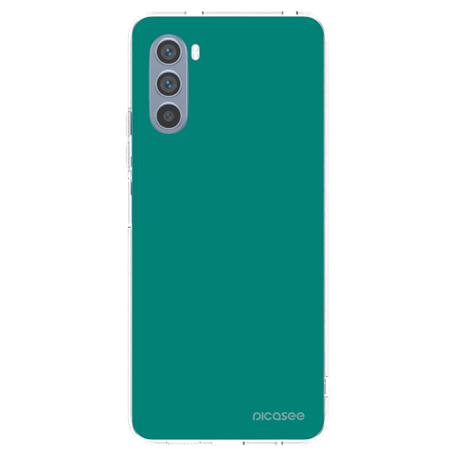 Picasee διαφανής θήκη σιλικόνης Motorola Moto G62 - Emerald Mist