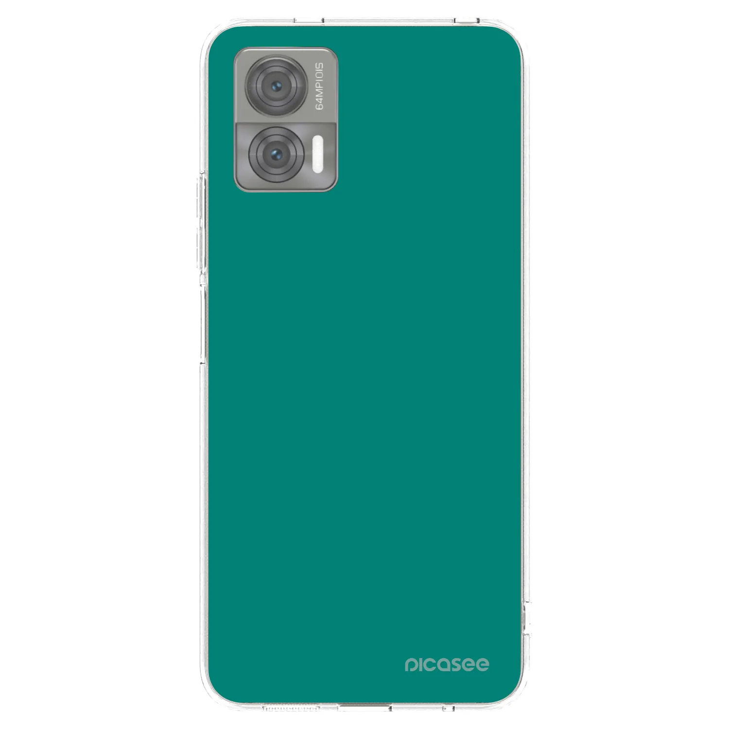Picasee διαφανής θήκη σιλικόνης Motorola Edge 30 Neo - Emerald Mist