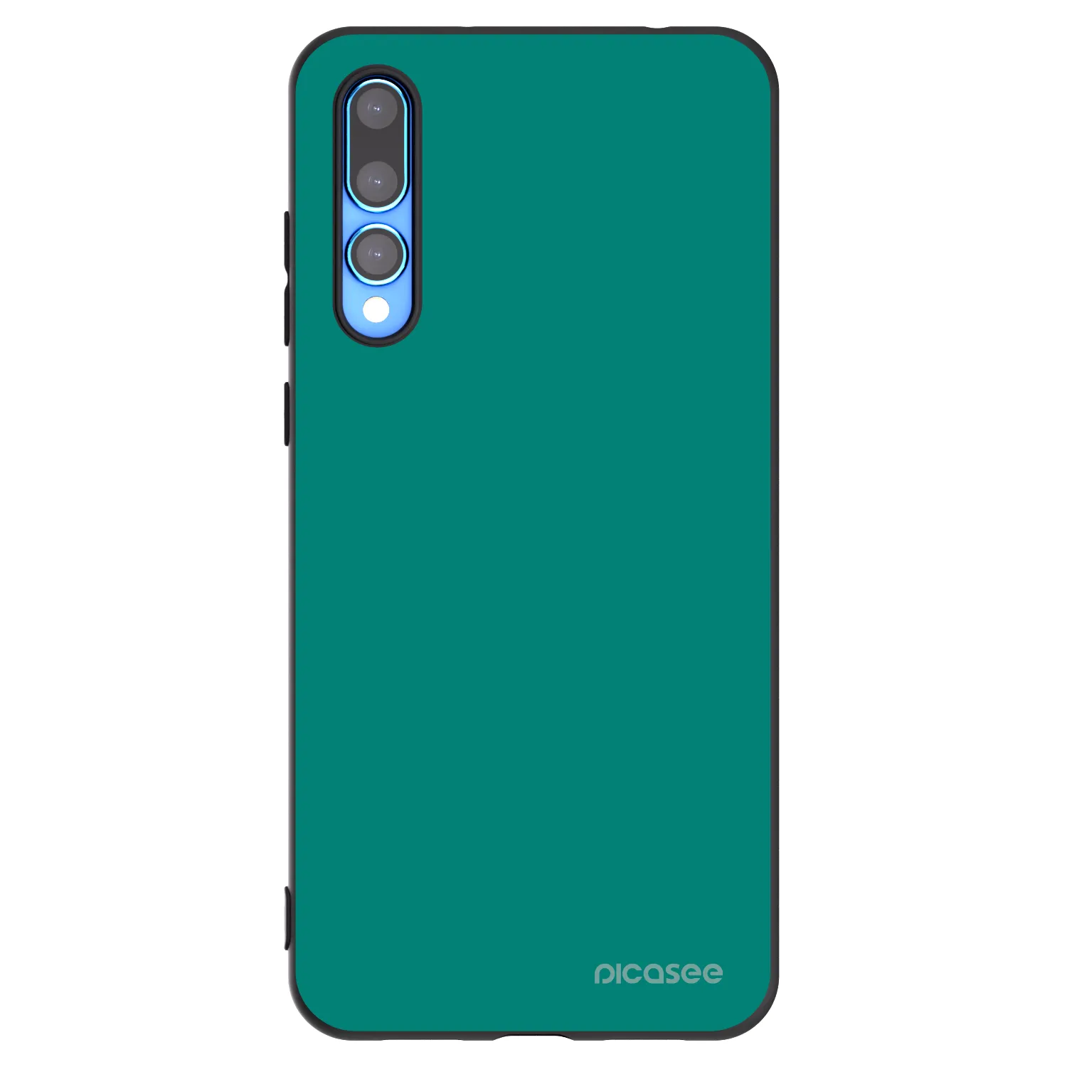 Picasee Μαύρη θήκη σιλικόνης για Huawei P20 Pro - Emerald Mist