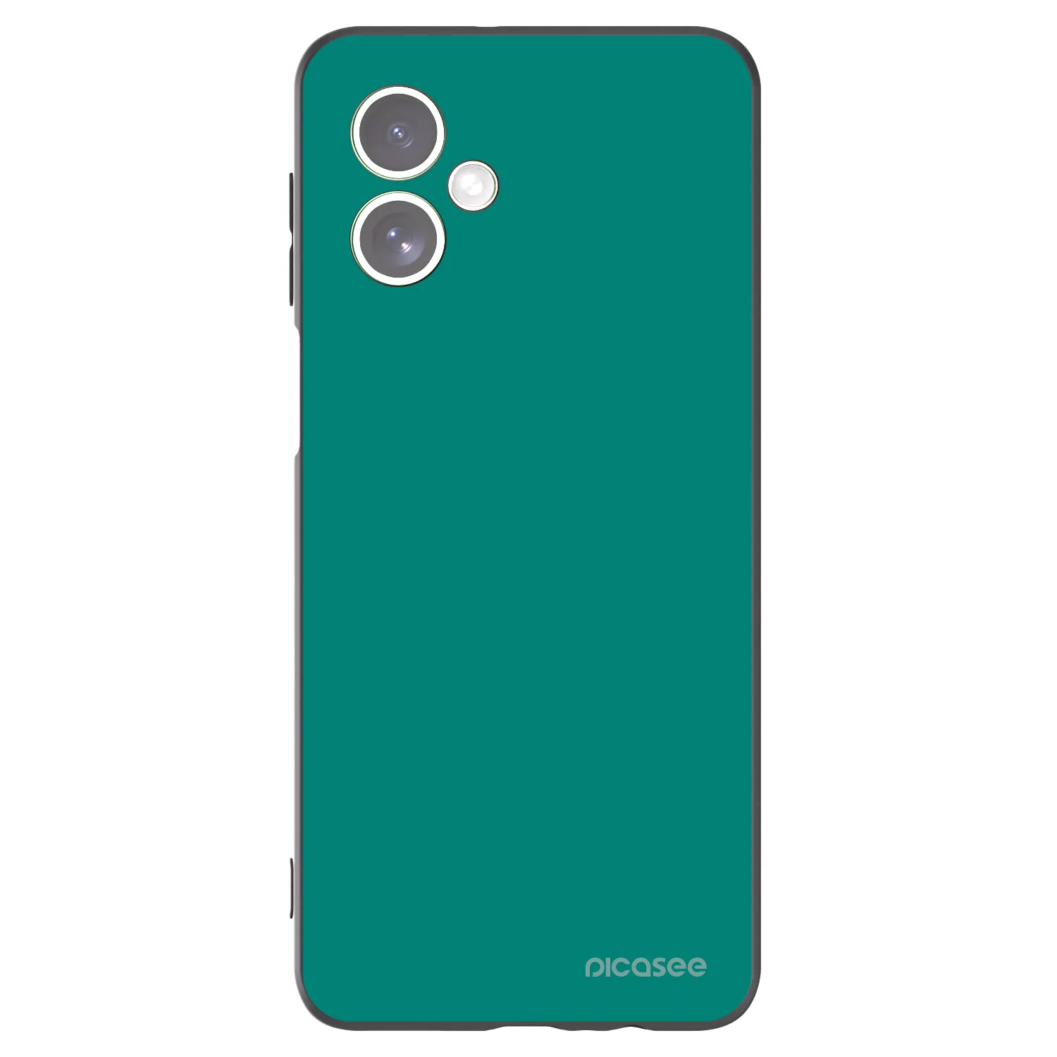Picasee Μαύρη θήκη σιλικόνης για Motorola Moto G54 5G - Emerald Mist