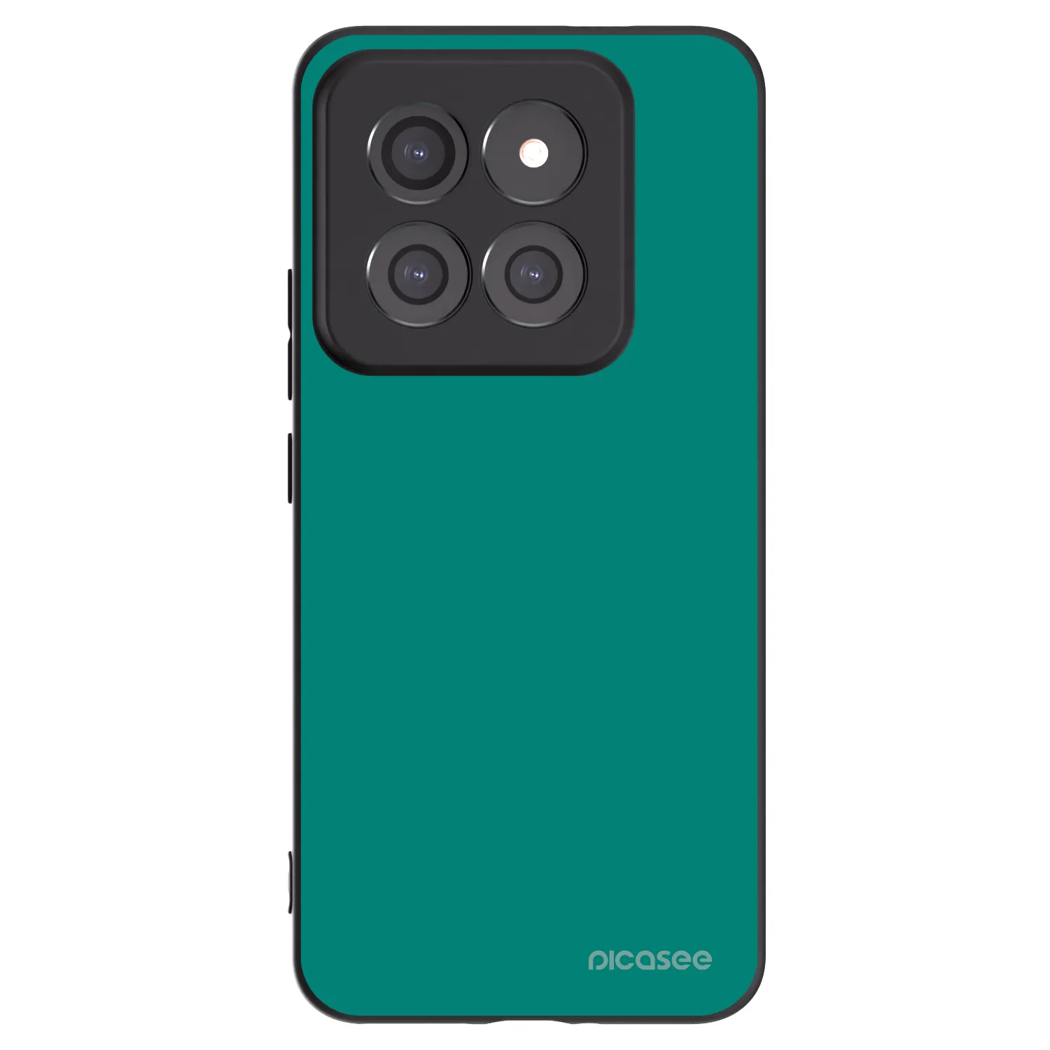 Picasee Μαύρη θήκη σιλικόνης για Xiaomi 14 Pro - Emerald Mist