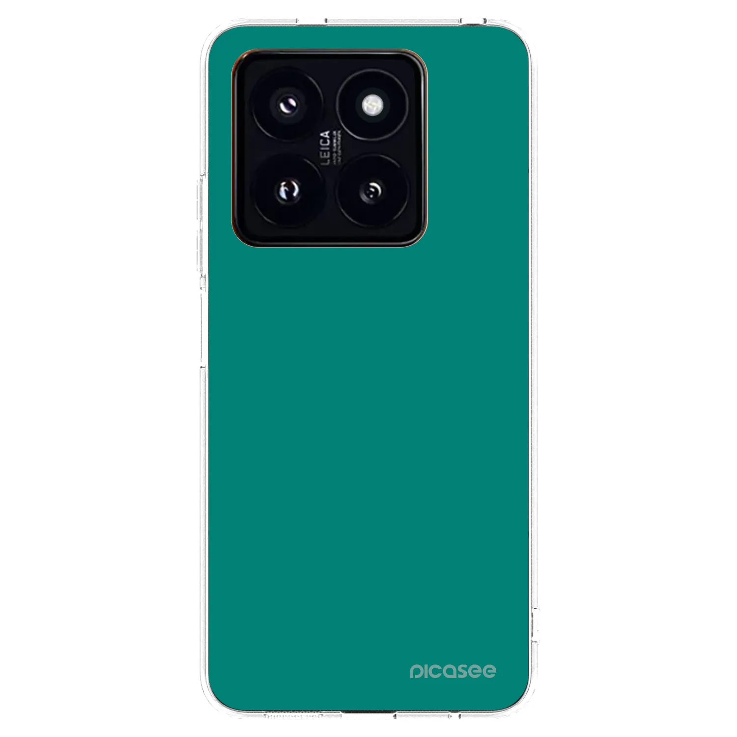 Picasee διαφανής θήκη σιλικόνης Xiaomi 14 Pro - Emerald Mist
