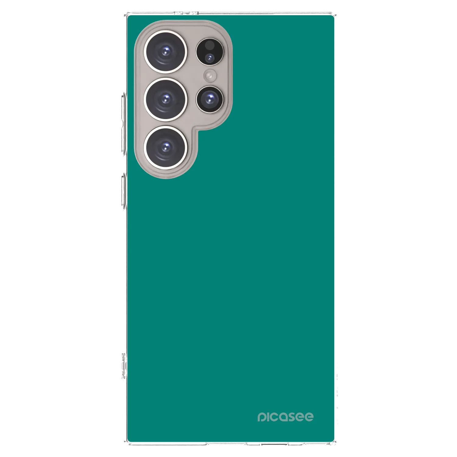 Picasee διαφανής θήκη σιλικόνης Samsung Galaxy S24 Ultra S928B 5G - Emerald Mist