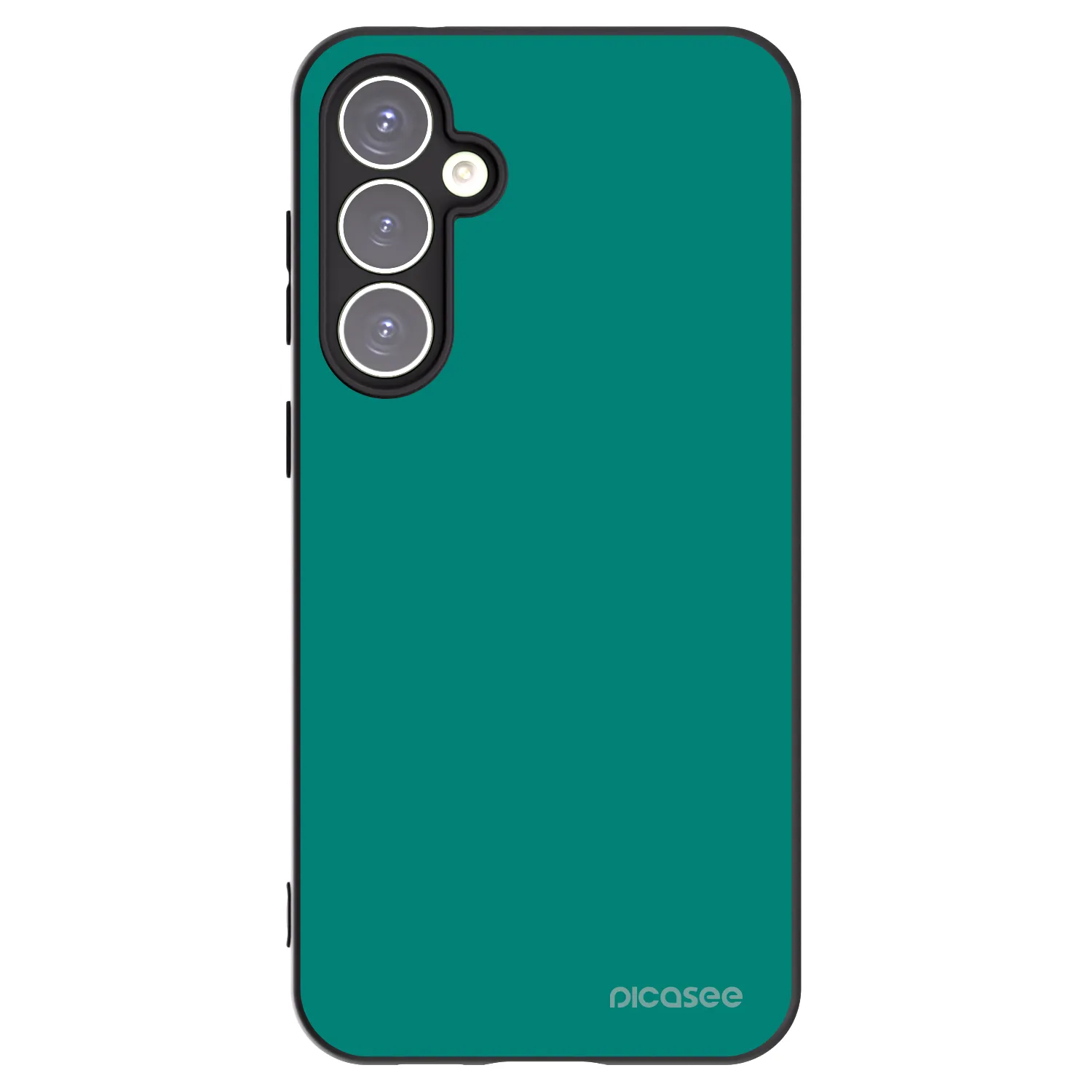 Picasee Μαύρη θήκη σιλικόνης για Samsung Galaxy S23 FE S711B - Emerald Mist