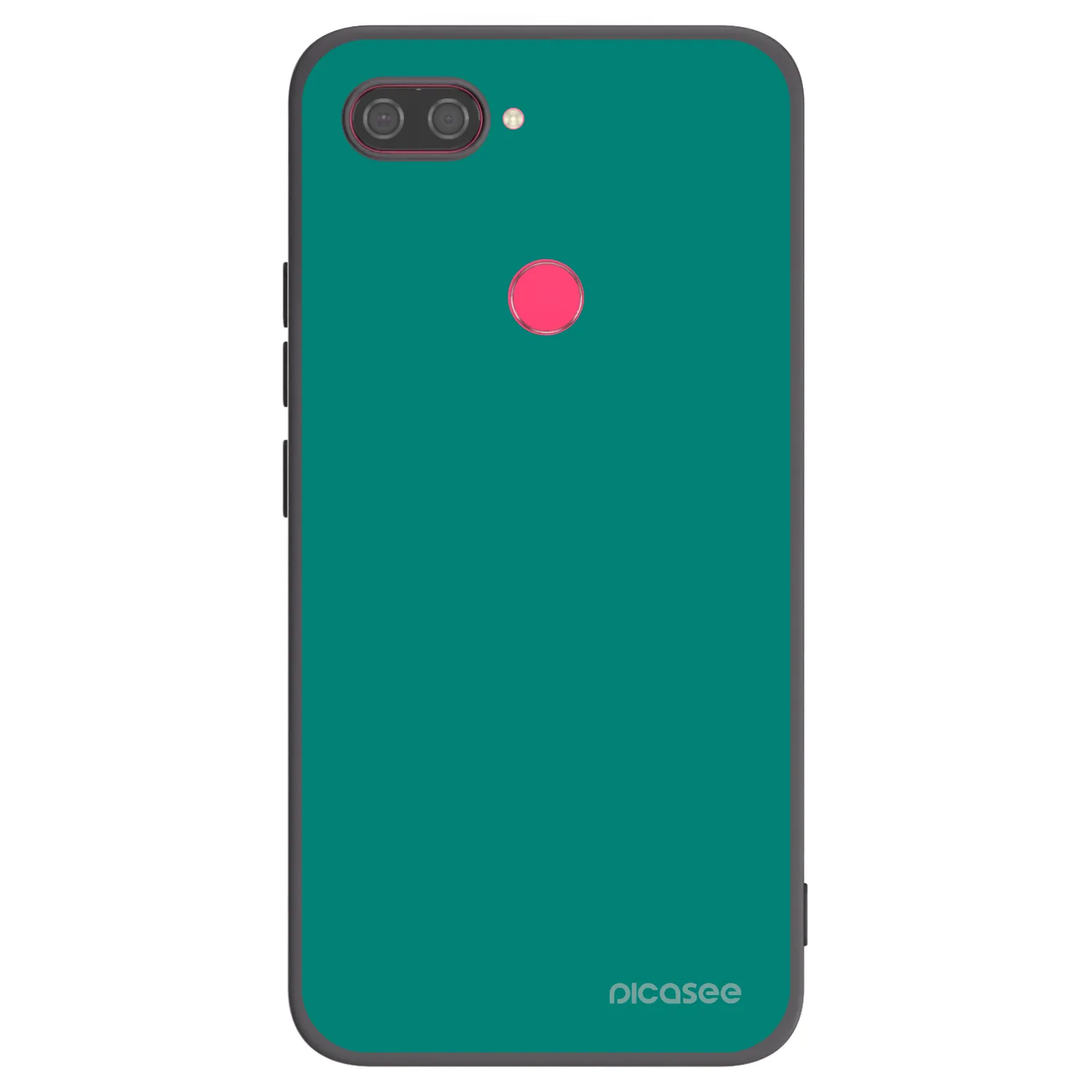 Picasee Μαύρη θήκη σιλικόνης για Xiaomi Mi 8 Lite - Emerald Mist