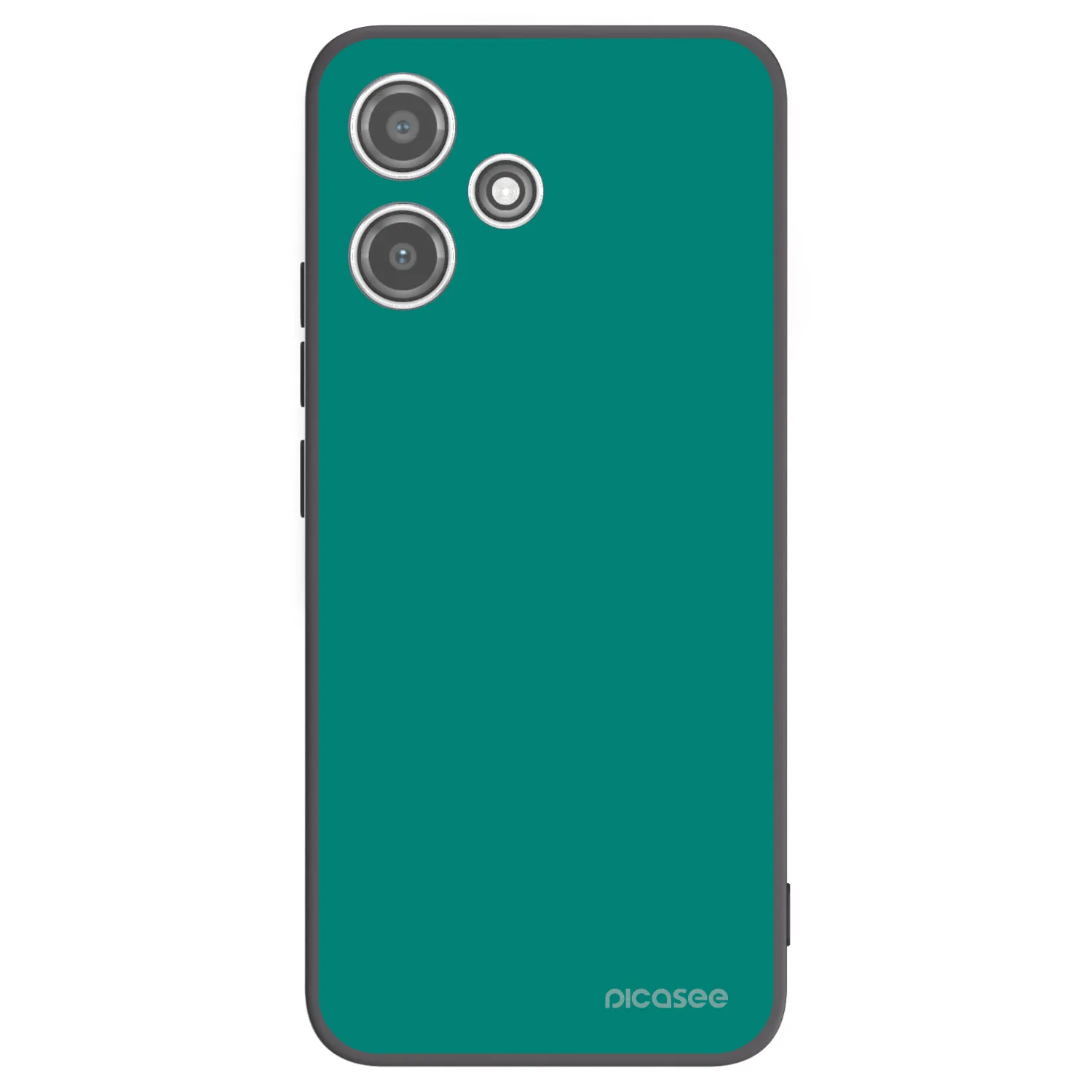 Picasee Μαύρη θήκη σιλικόνης για Xiaomi Redmi 12 5G - Emerald Mist
