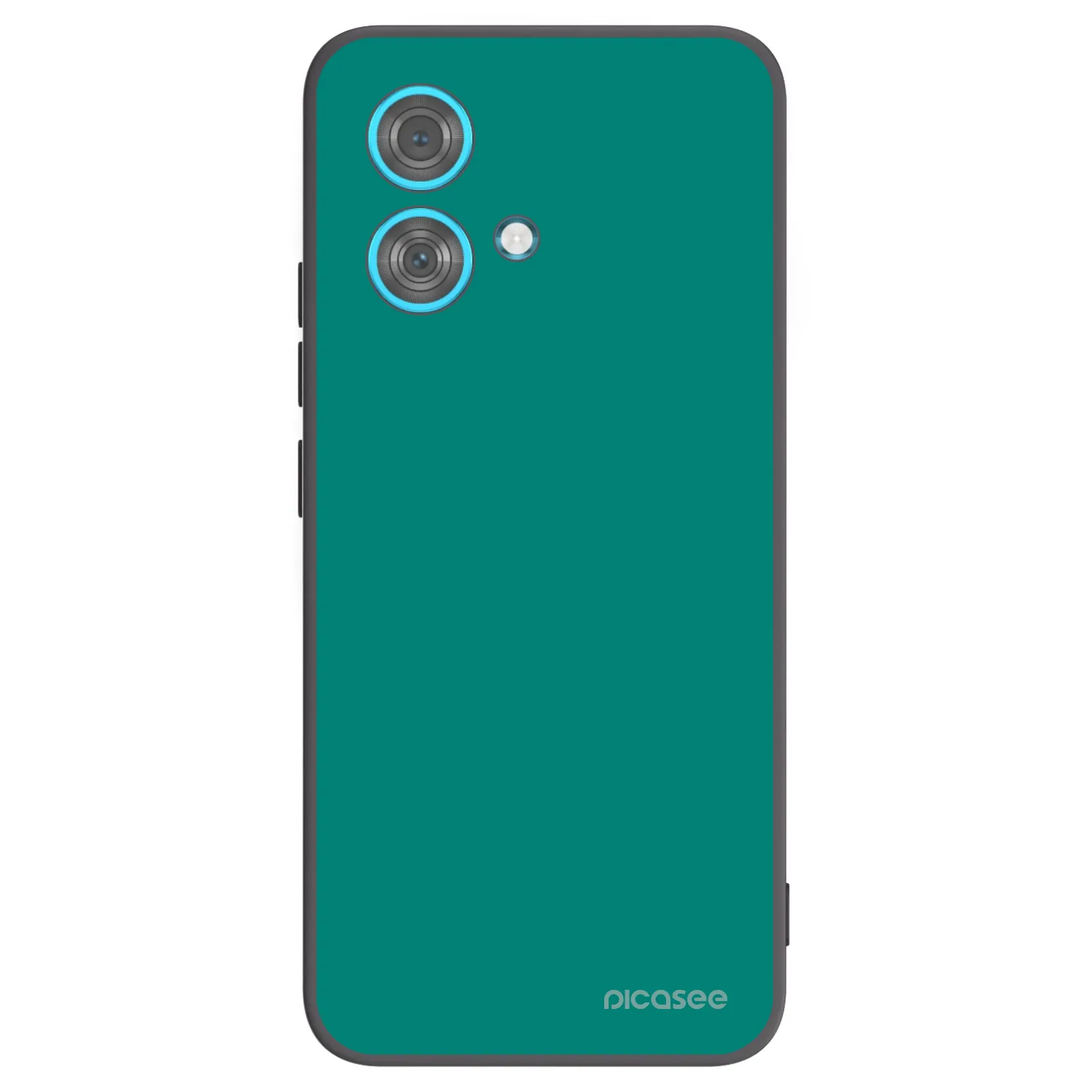 Picasee Μαύρη θήκη σιλικόνης για Motorola Edge 40 Neo - Emerald Mist