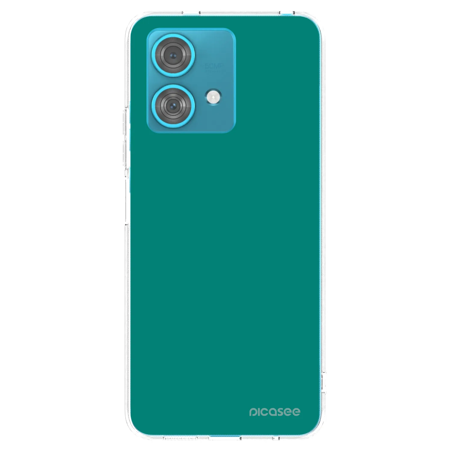 Picasee διαφανής θήκη σιλικόνης Motorola Edge 40 Neo - Emerald Mist