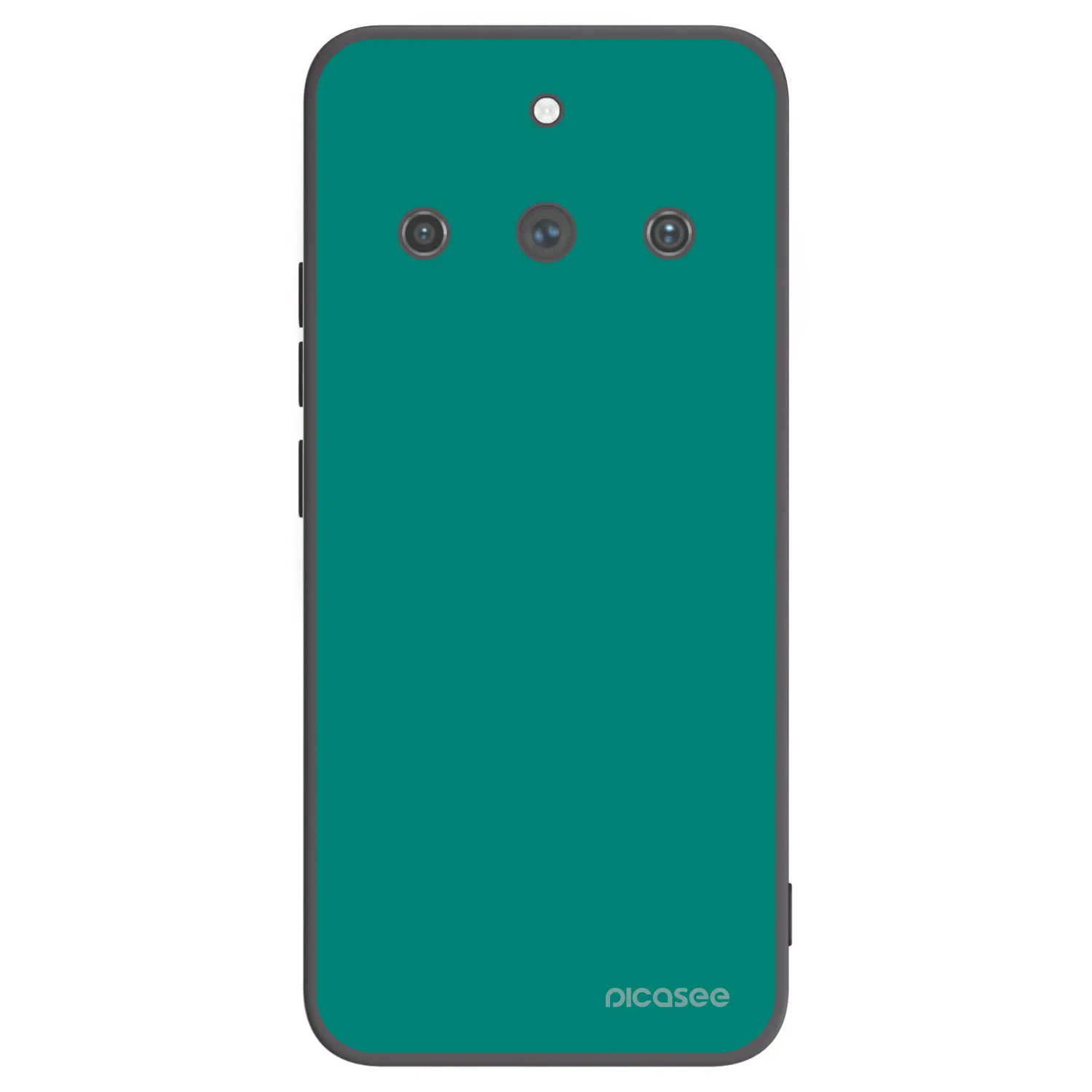 Picasee Μαύρη θήκη σιλικόνης για Realme 11 Pro+ - Emerald Mist