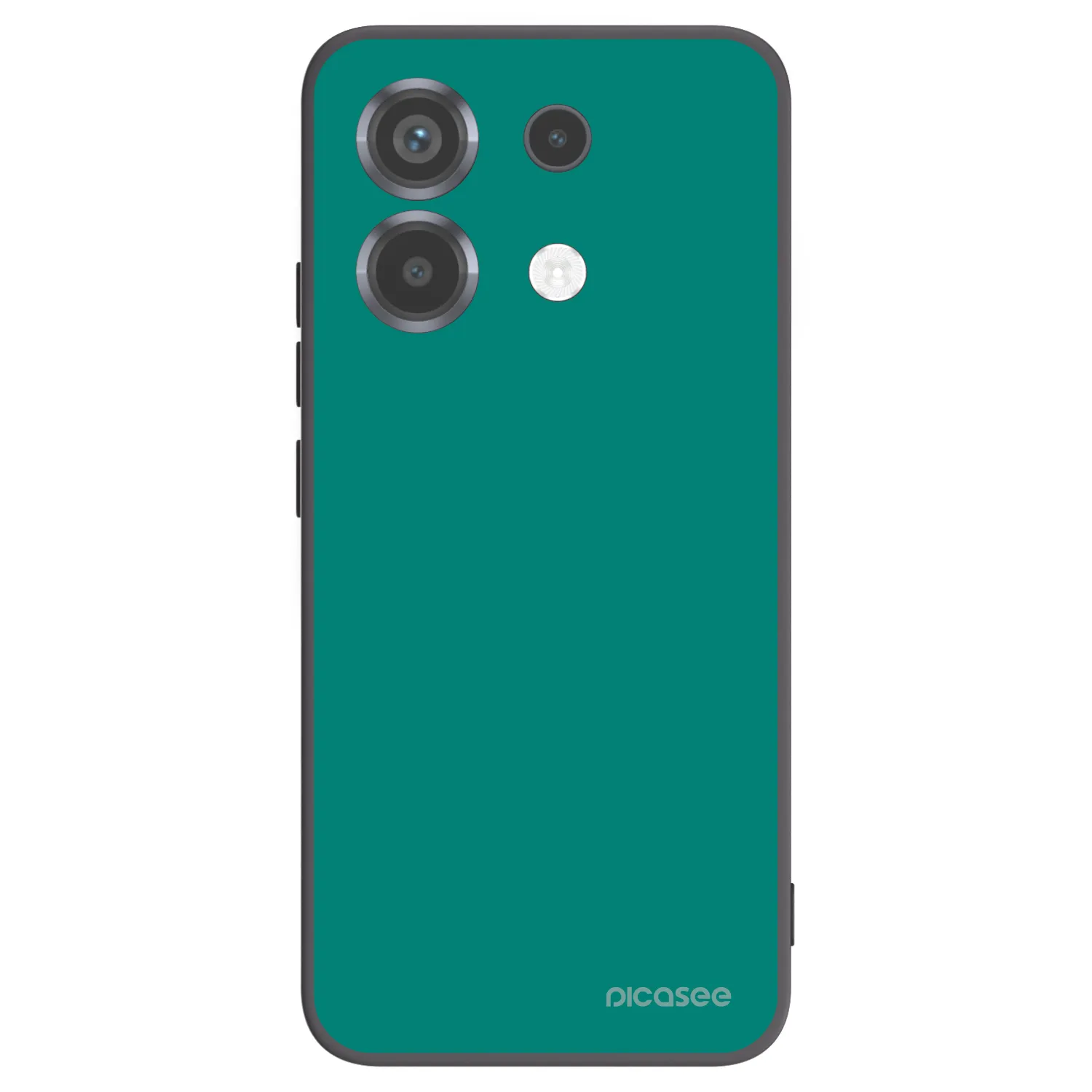 Picasee Μαύρη θήκη σιλικόνης για Xiaomi Poco X6 - Emerald Mist