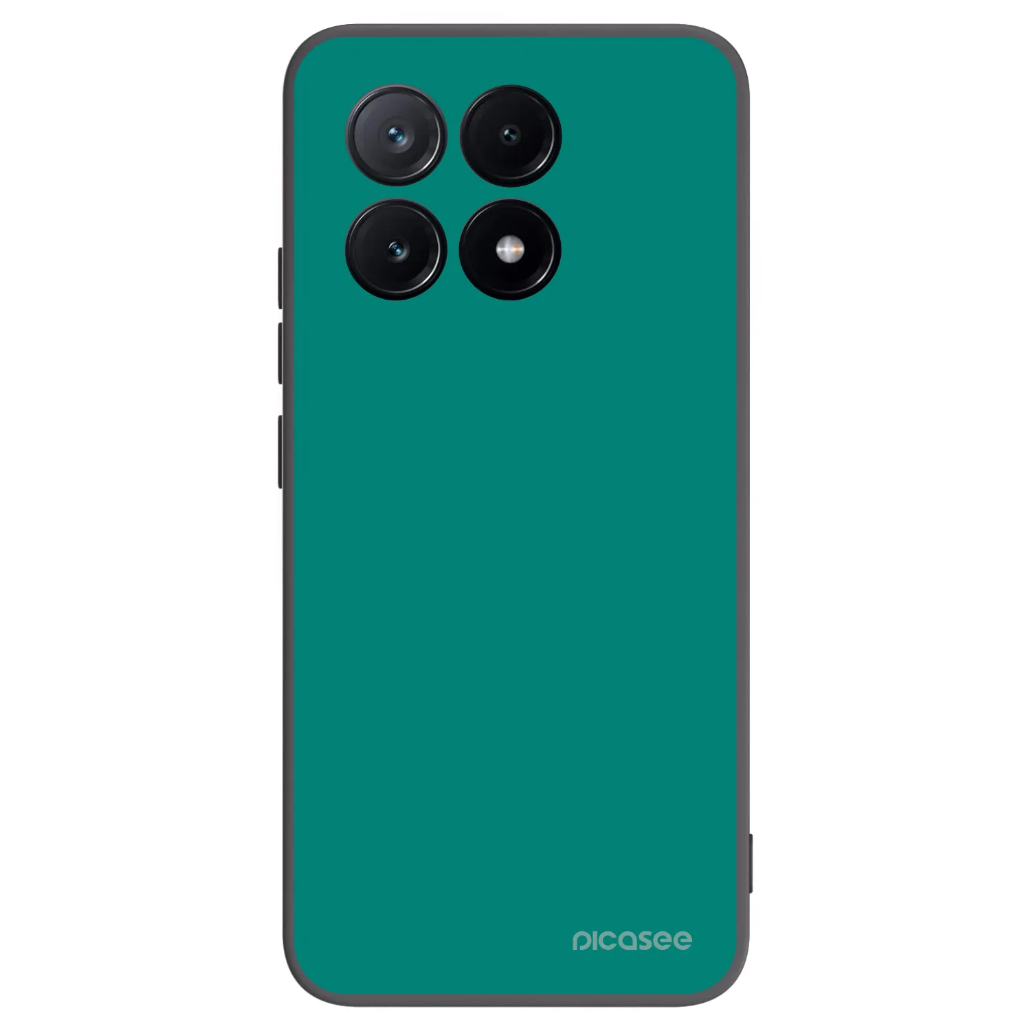 Picasee Μαύρη θήκη σιλικόνης για Xiaomi Poco X6 Pro - Emerald Mist