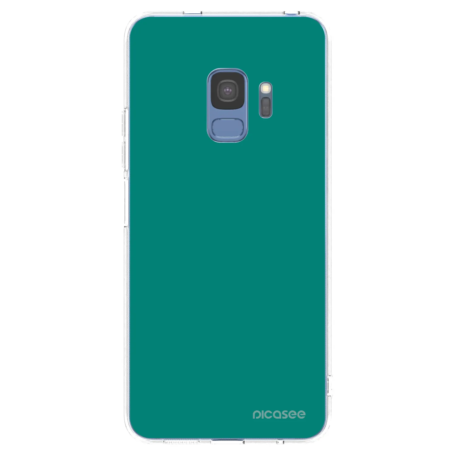 Picasee διαφανής θήκη σιλικόνης Samsung Galaxy S9 G960F - Emerald Mist