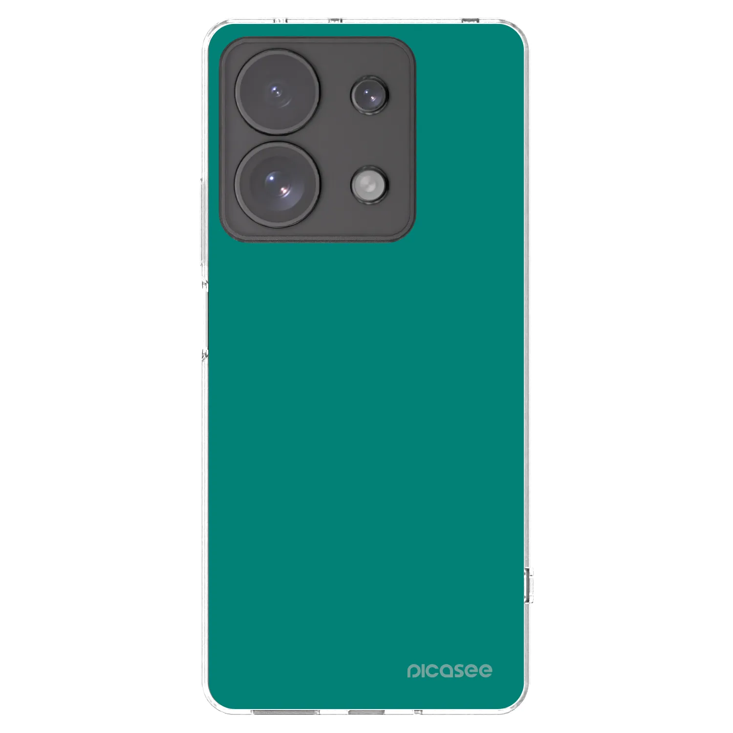 Picasee διαφανής θήκη σιλικόνης Xiaomi Redmi Note 13 Pro 4G - Emerald Mist