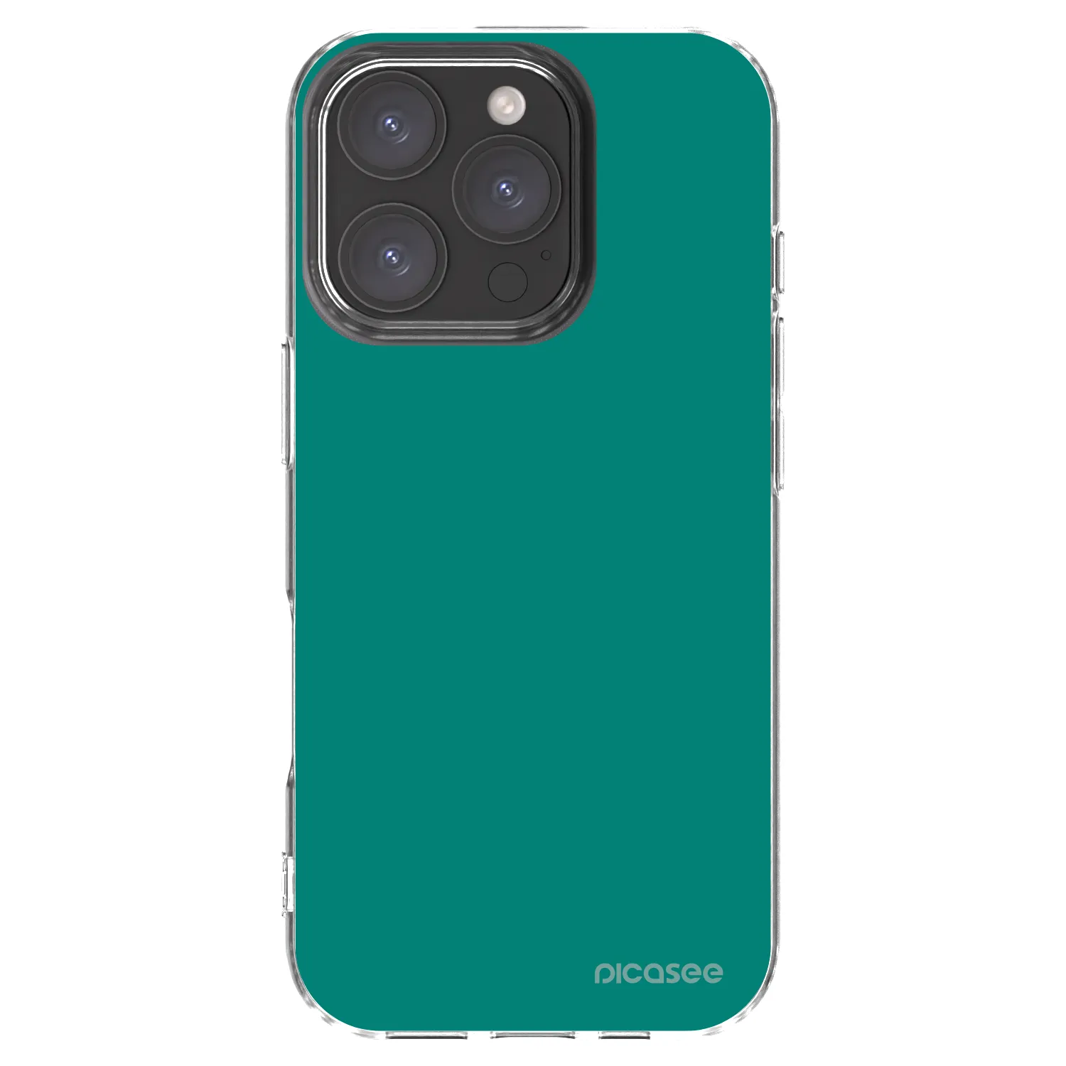 Picasee διαφανής θήκη σιλικόνης Apple iPhone 16 Pro - Emerald Mist