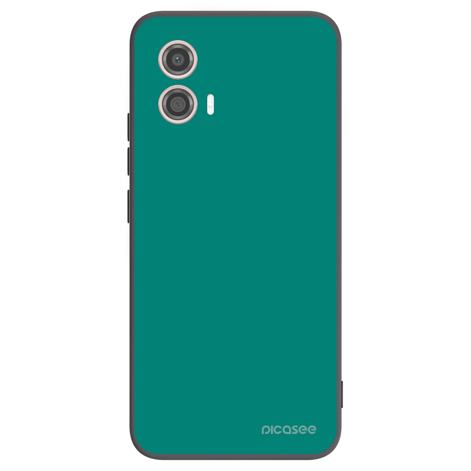 Picasee Μαύρη θήκη σιλικόνης για Motorola Moto G53 5G - Emerald Mist