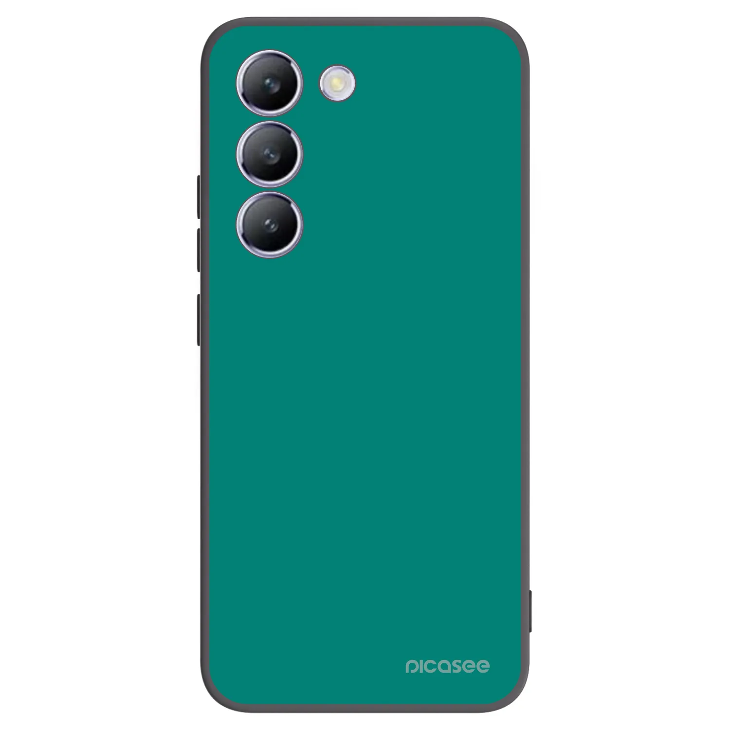 Picasee Μαύρη θήκη σιλικόνης για Vivo V40 SE 5G - Emerald Mist