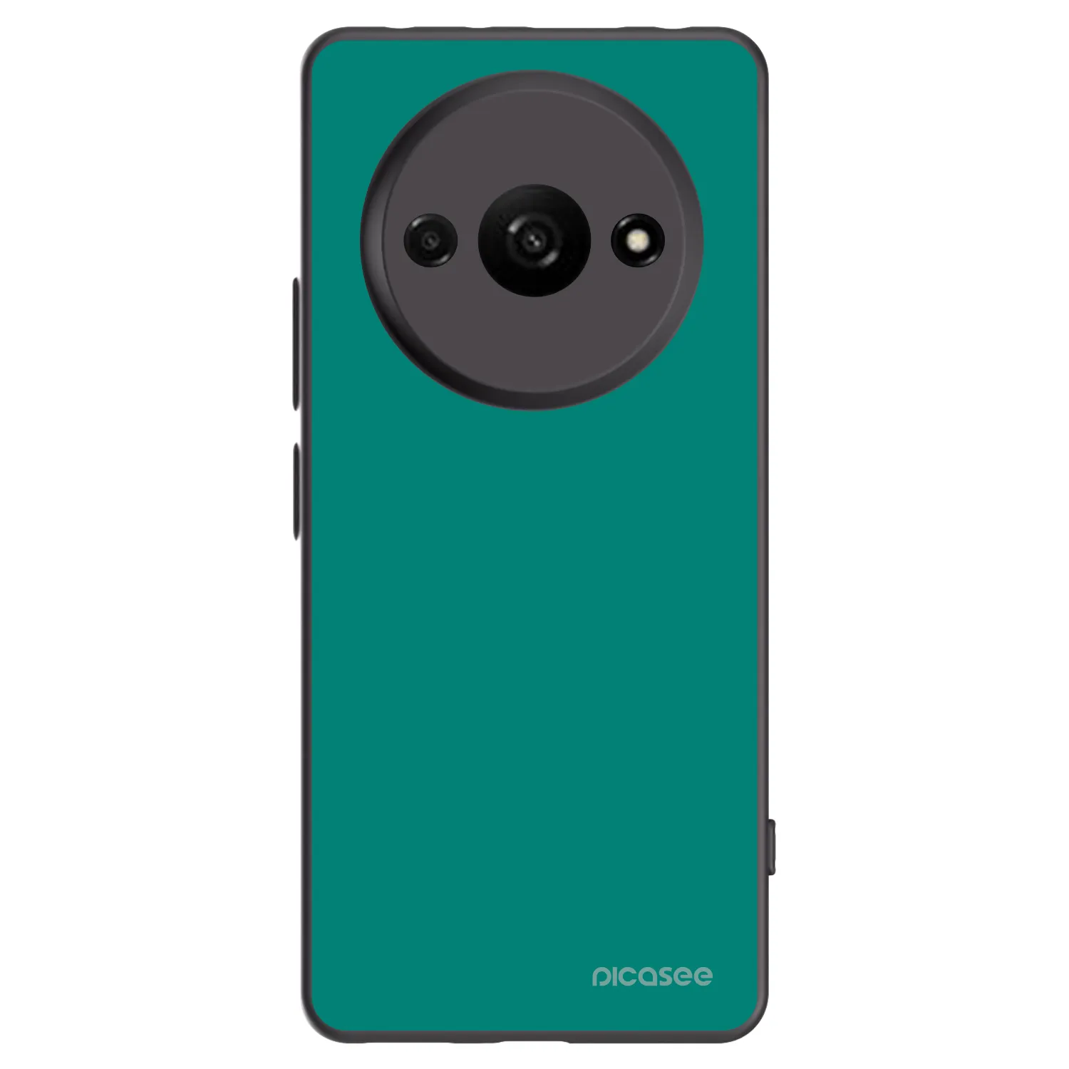 Picasee Μαύρη θήκη σιλικόνης για Xiaomi Redmi A3 - Emerald Mist