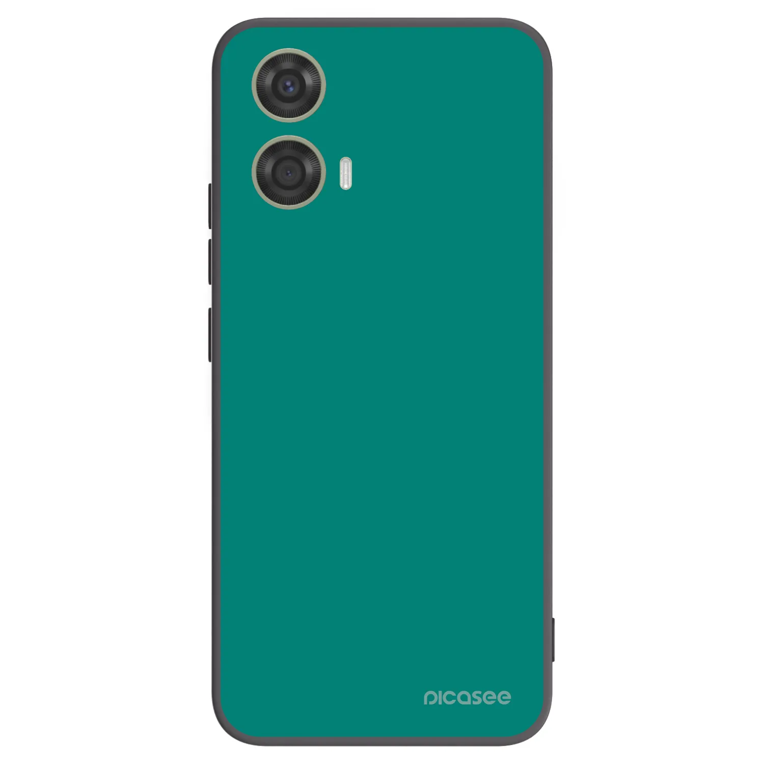 Picasee Μαύρη θήκη σιλικόνης για Motorola Moto G24 - Emerald Mist