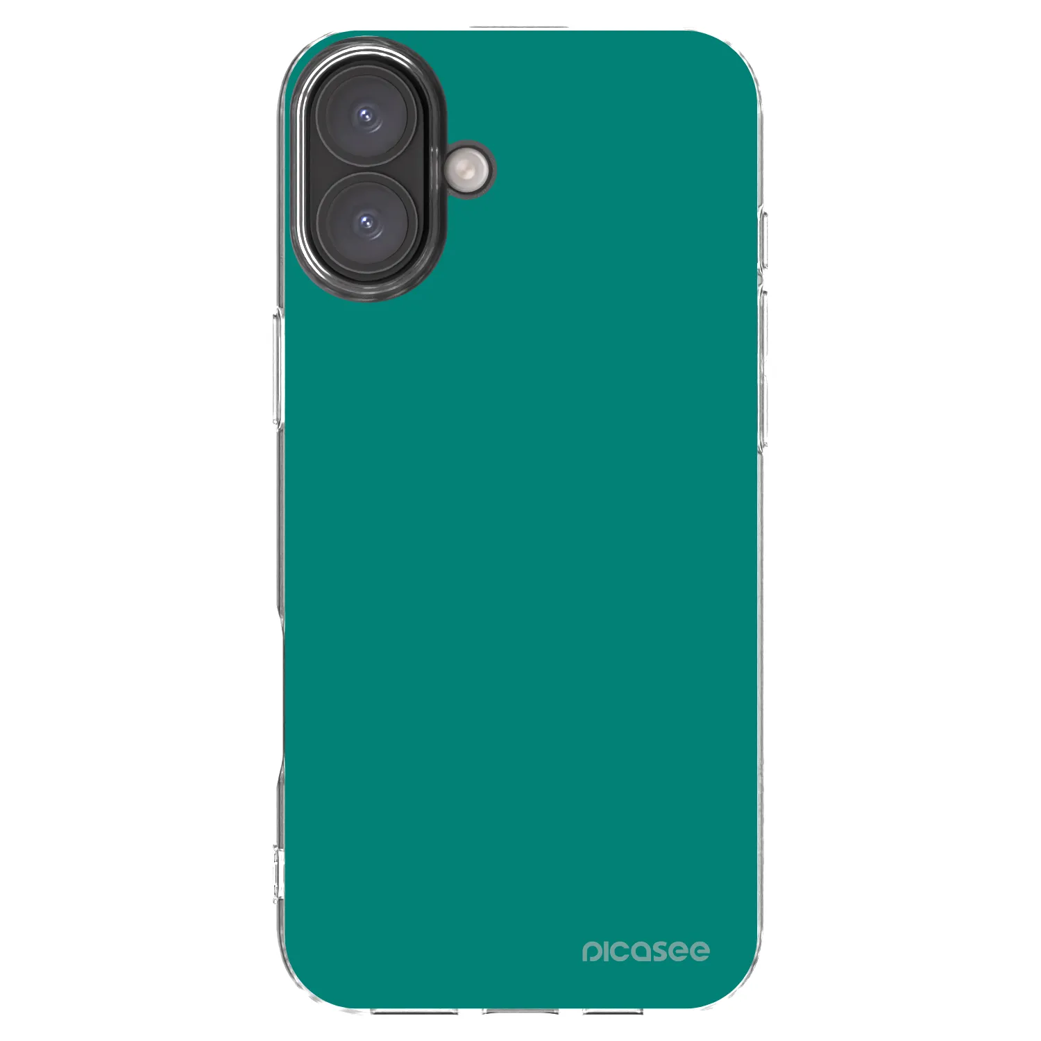 Picasee διαφανής θήκη σιλικόνης Apple iPhone 16 Plus - Emerald Mist