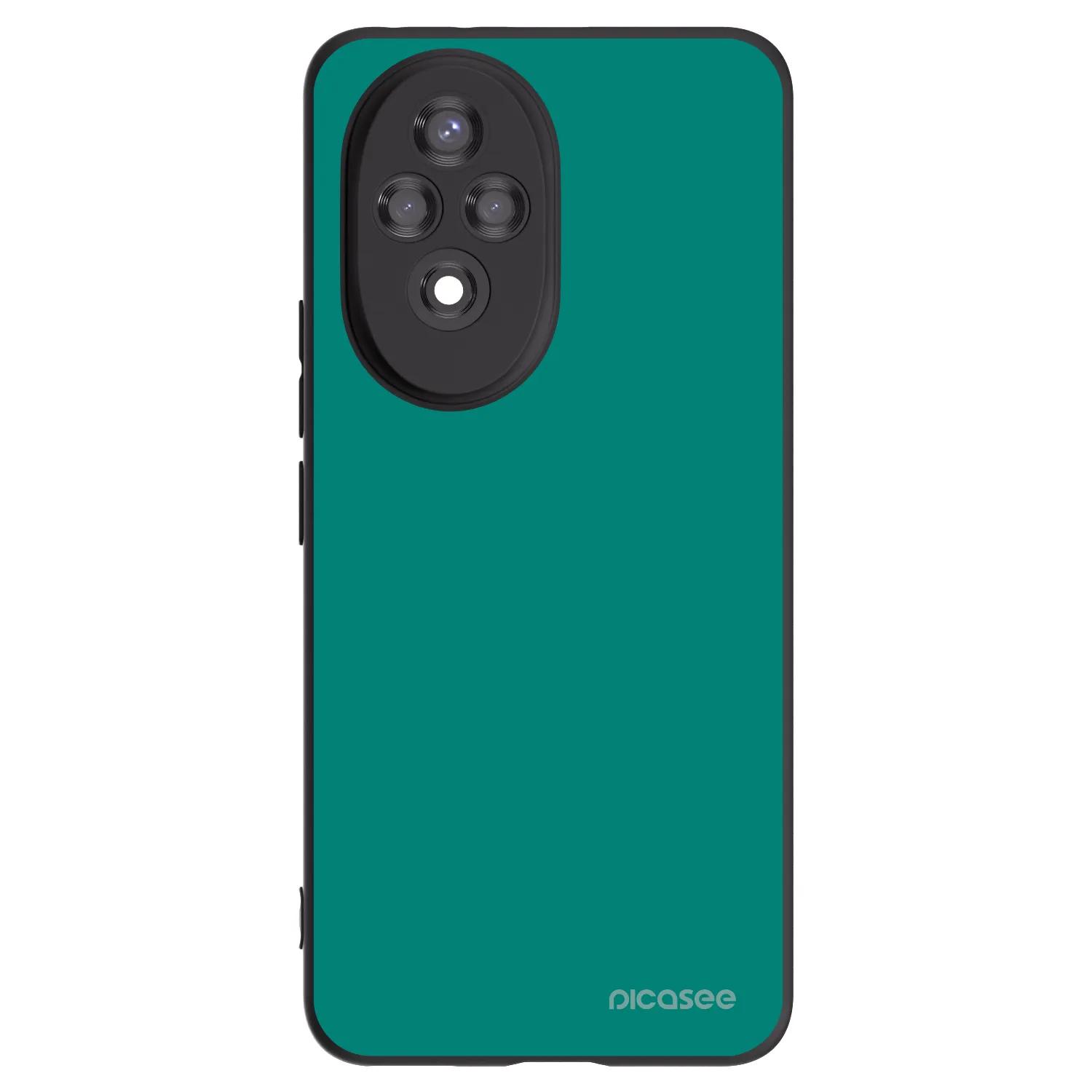 Picasee Μαύρη θήκη σιλικόνης για Honor 200 5G - Emerald Mist