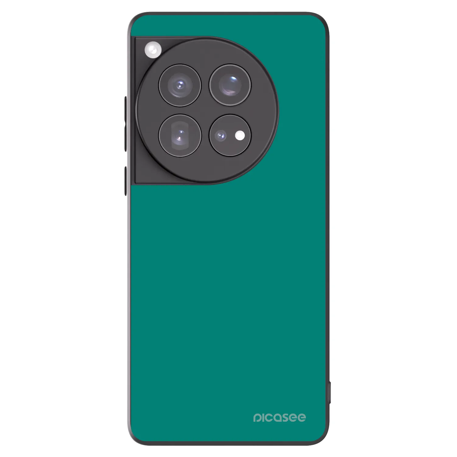 Picasee Μαύρη θήκη σιλικόνης για OnePlus 12 5G - Emerald Mist