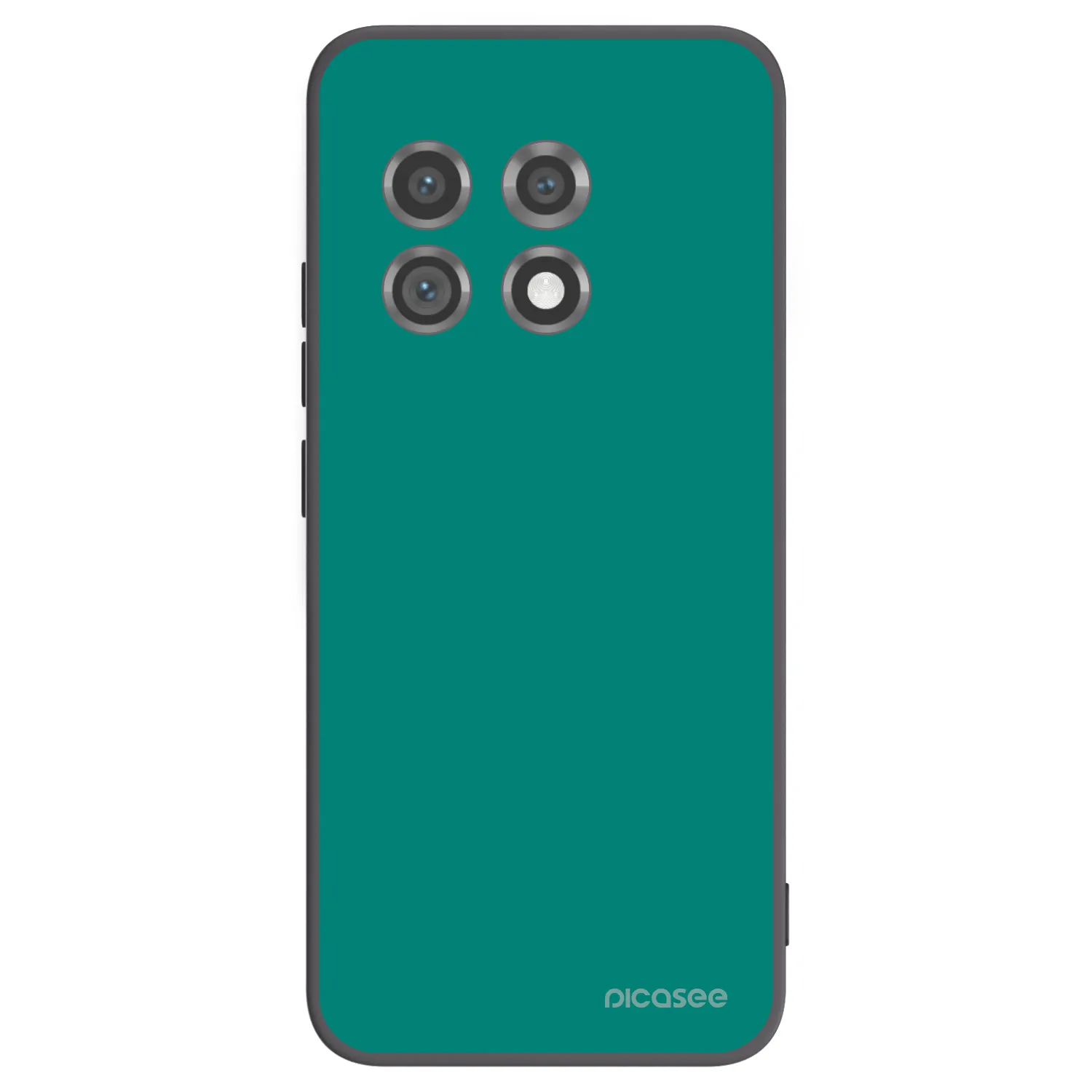 Picasee Μαύρη θήκη σιλικόνης για OnePlus 11 5G - Emerald Mist