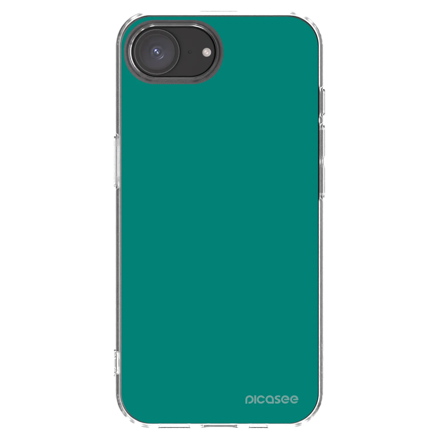 Picasee διαφανής θήκη σιλικόνης Apple iPhone 16e - Emerald Mist