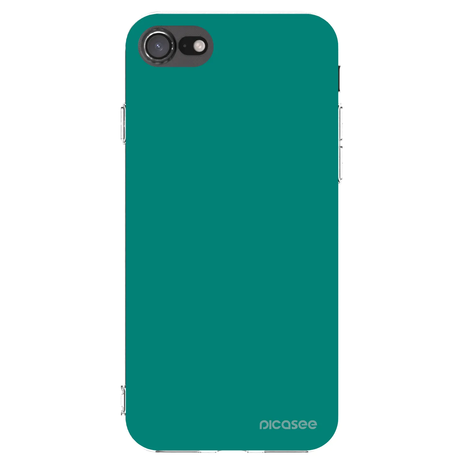 Picasee διαφανής θήκη σιλικόνης Apple iPhone 7 - Emerald Mist